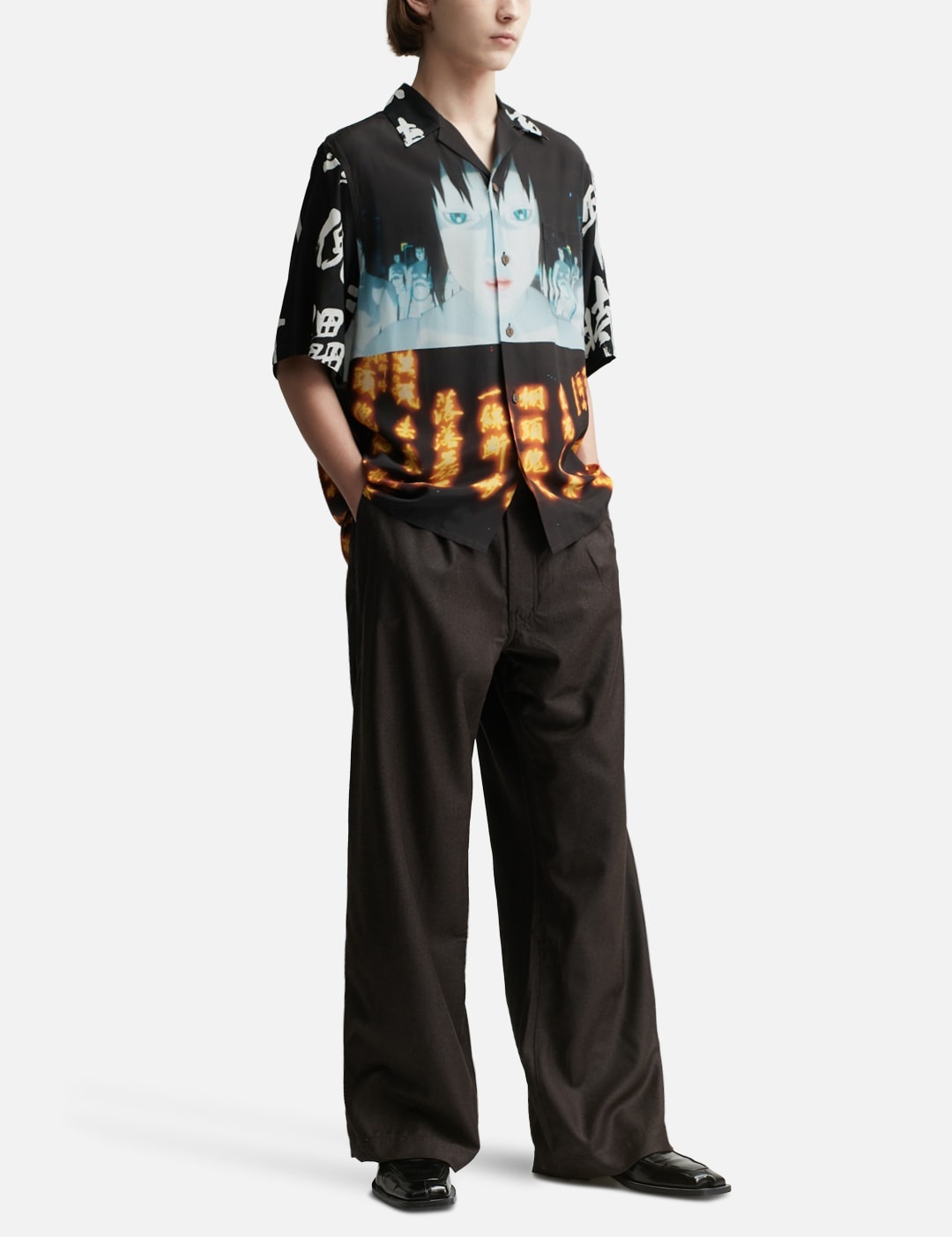 GHOST IN THE SHELL 2.0 INNOCENCE HAWAIIAN SHIRT (TYPE-2) - 5