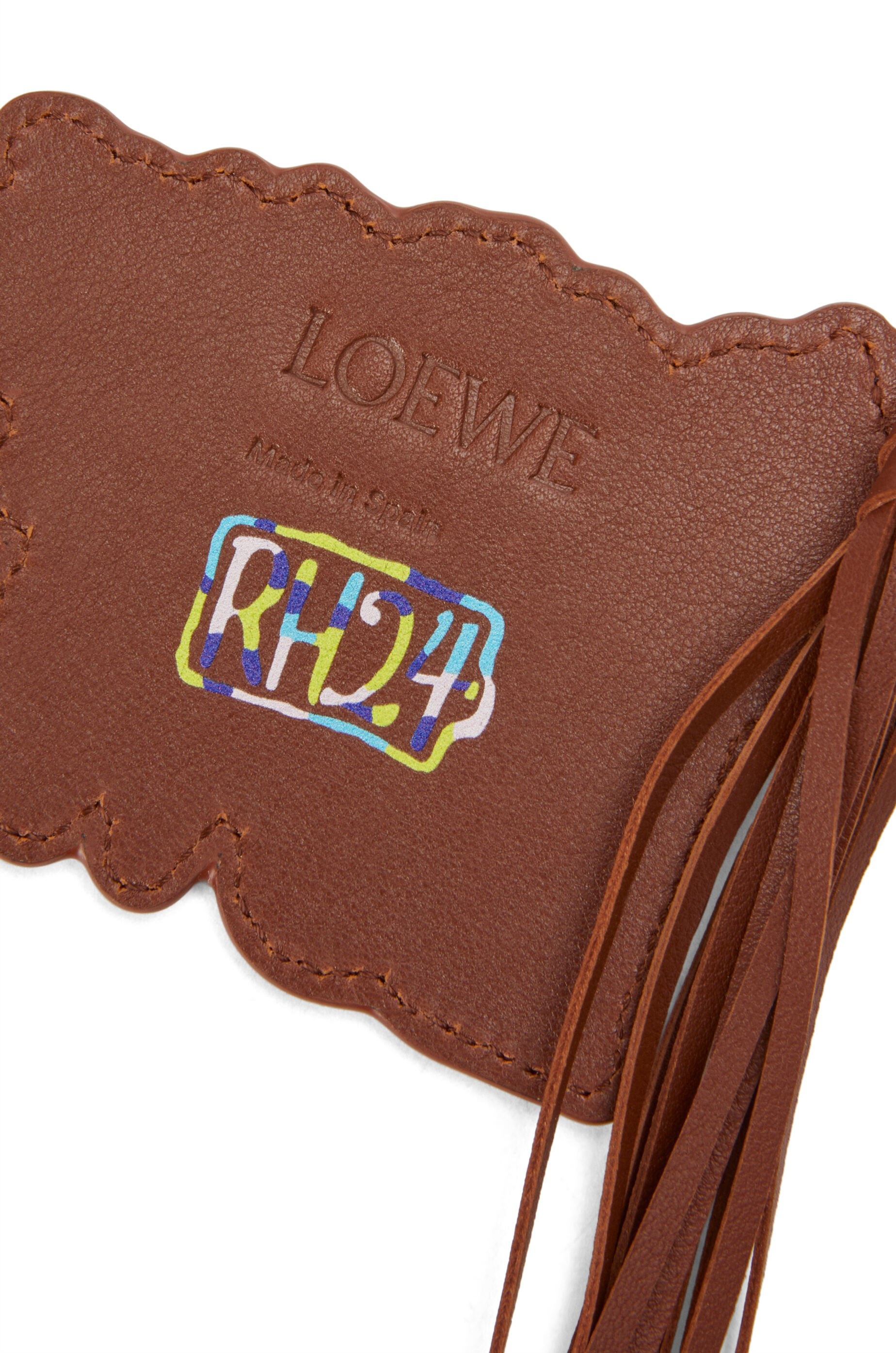 【LOEWE】 C621231X11 ANXIOUS LOVE CHARM レザーキーリング Loewe Anxious Love charm in classic calfskin | REVERSIBLE