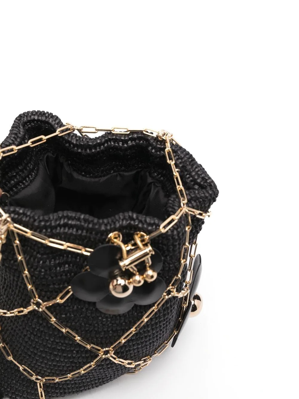 chain-link detail shoulder bag - 6