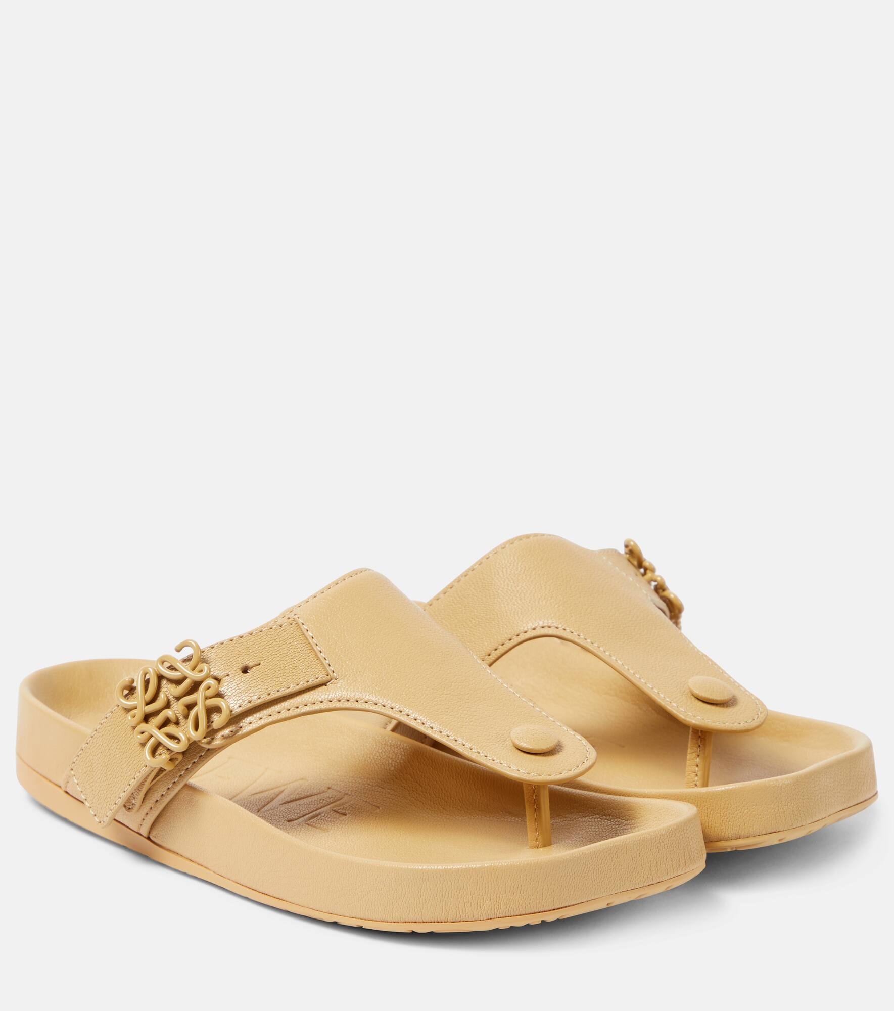 Ease leather thong sandals - 1