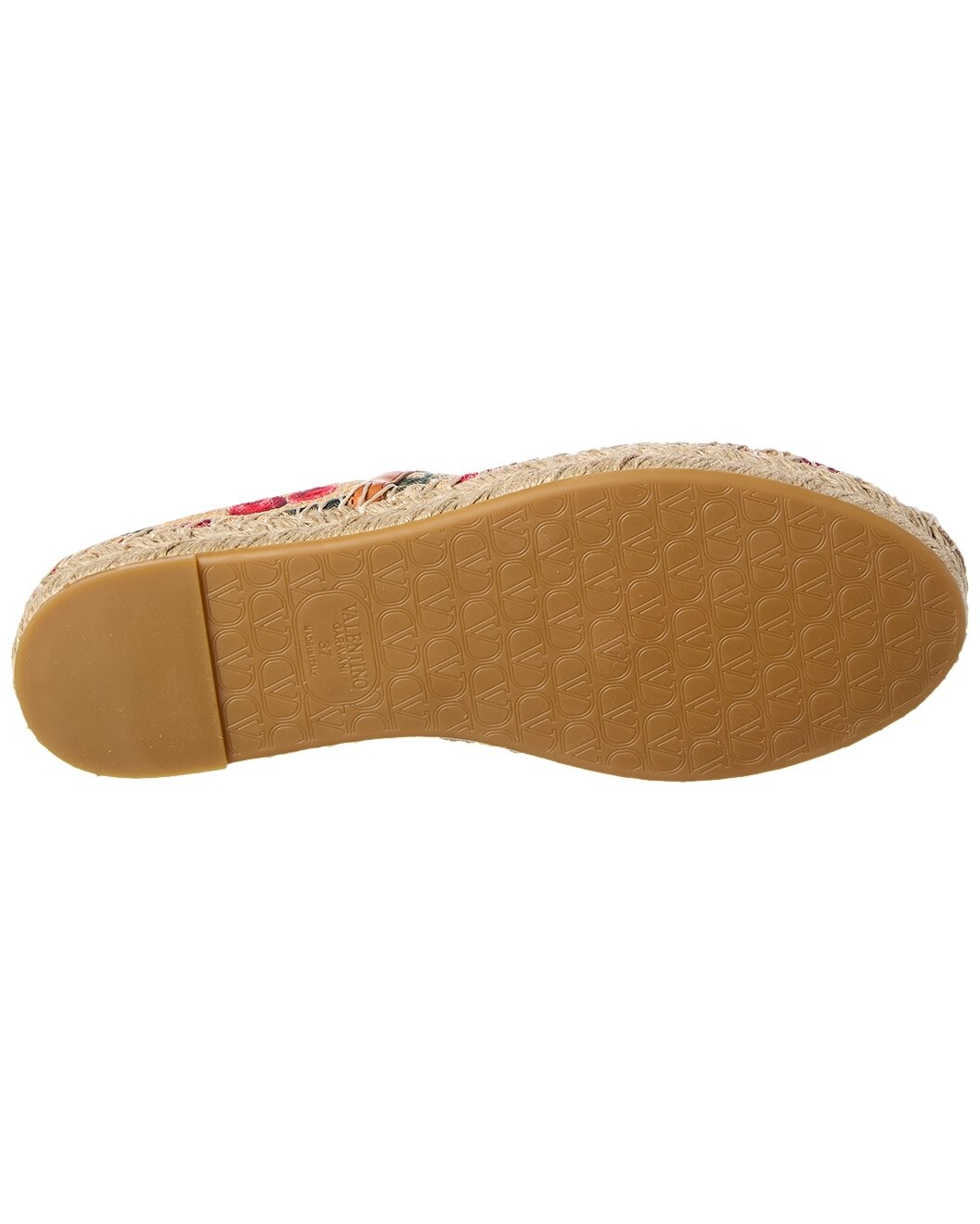 Valentino Cherryfic Leather-Trim Espadrille - 4