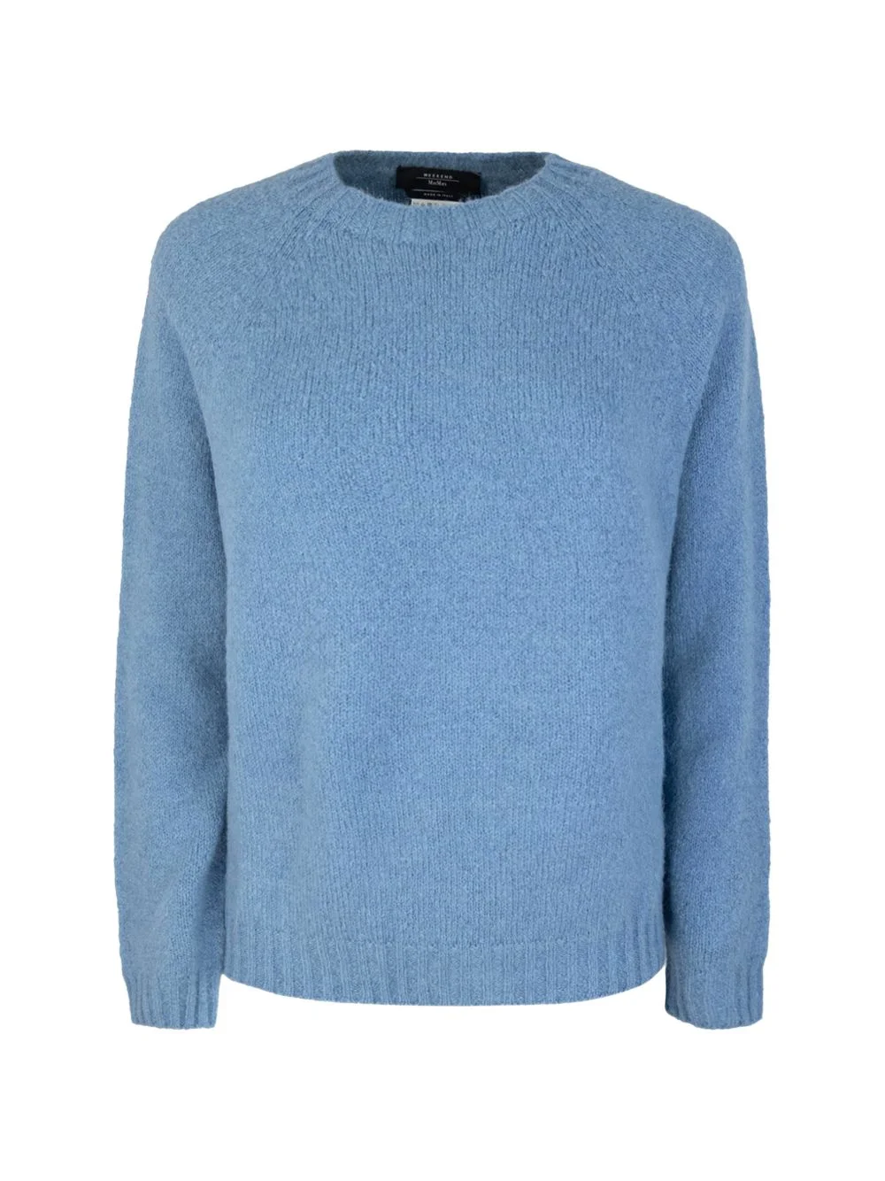 raglan-sleeve knitted sweater - 1
