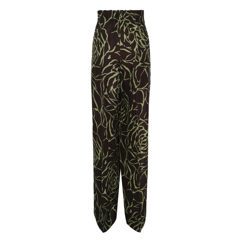 Dries Van Noten Wide Leg Elasticated Trousers outlook