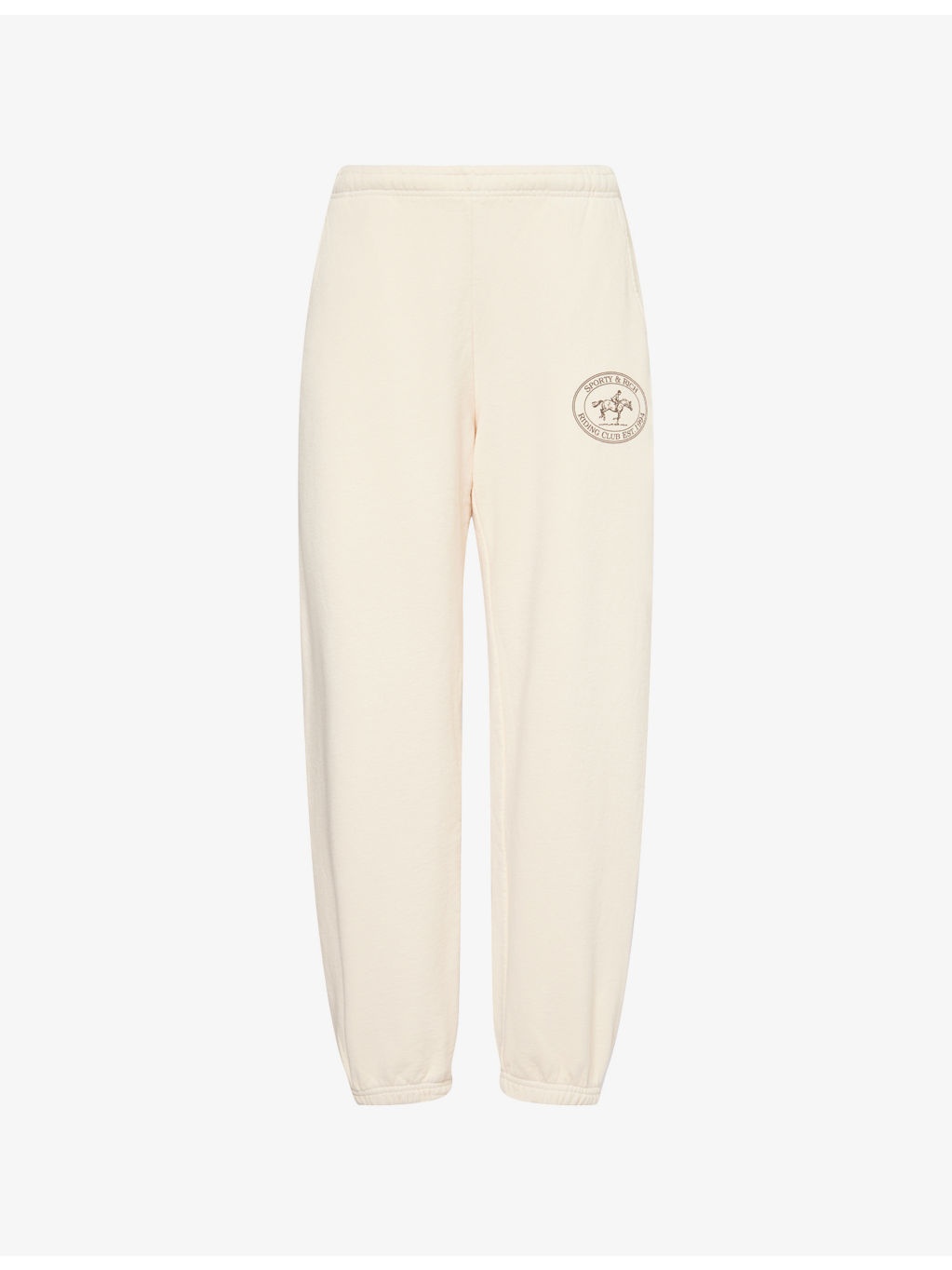 Riding Club Logo-Print Cotton-Jersey Jogging Bottoms - 1