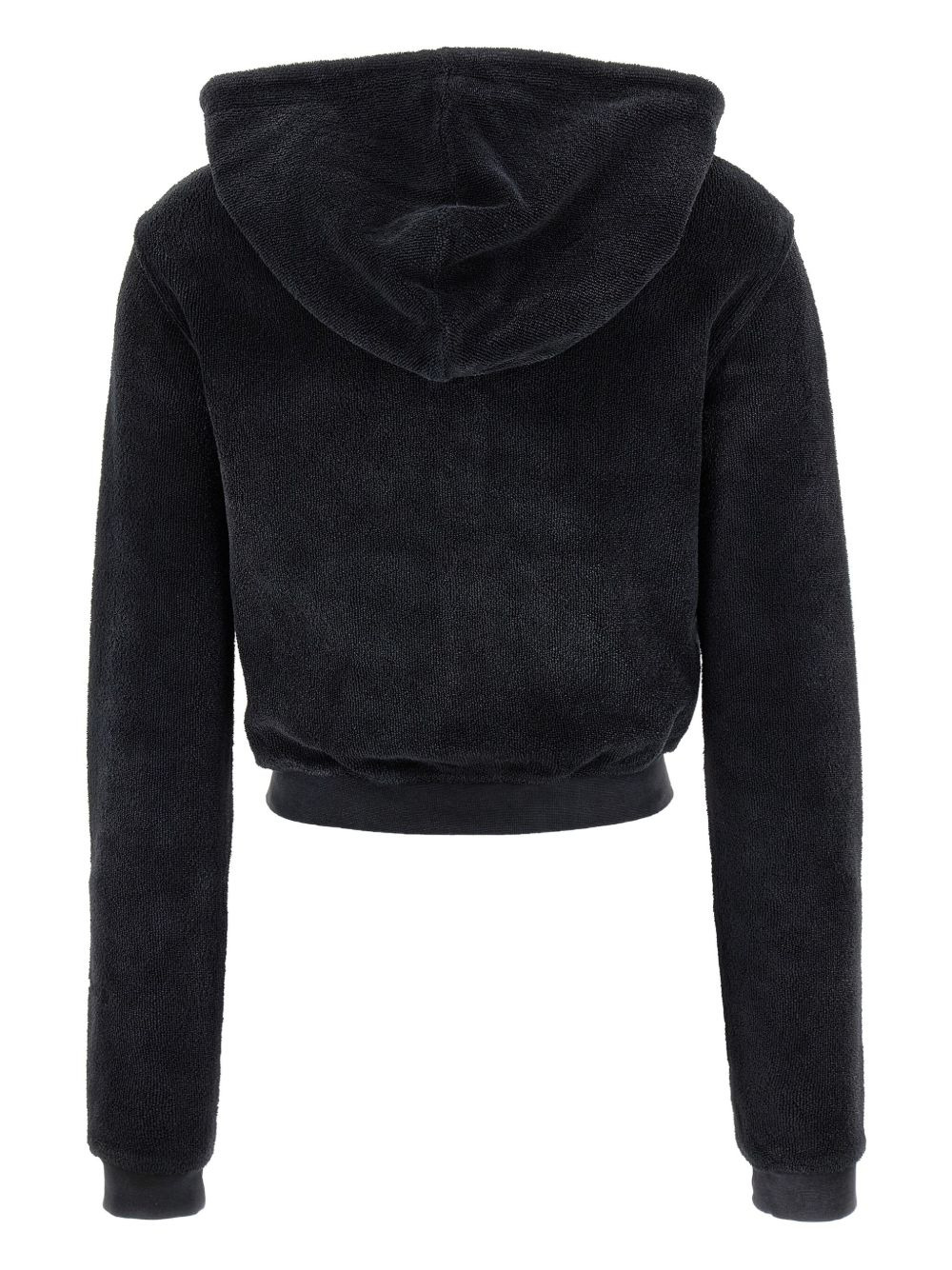 logo-embroidered zip-front hoodie - 2