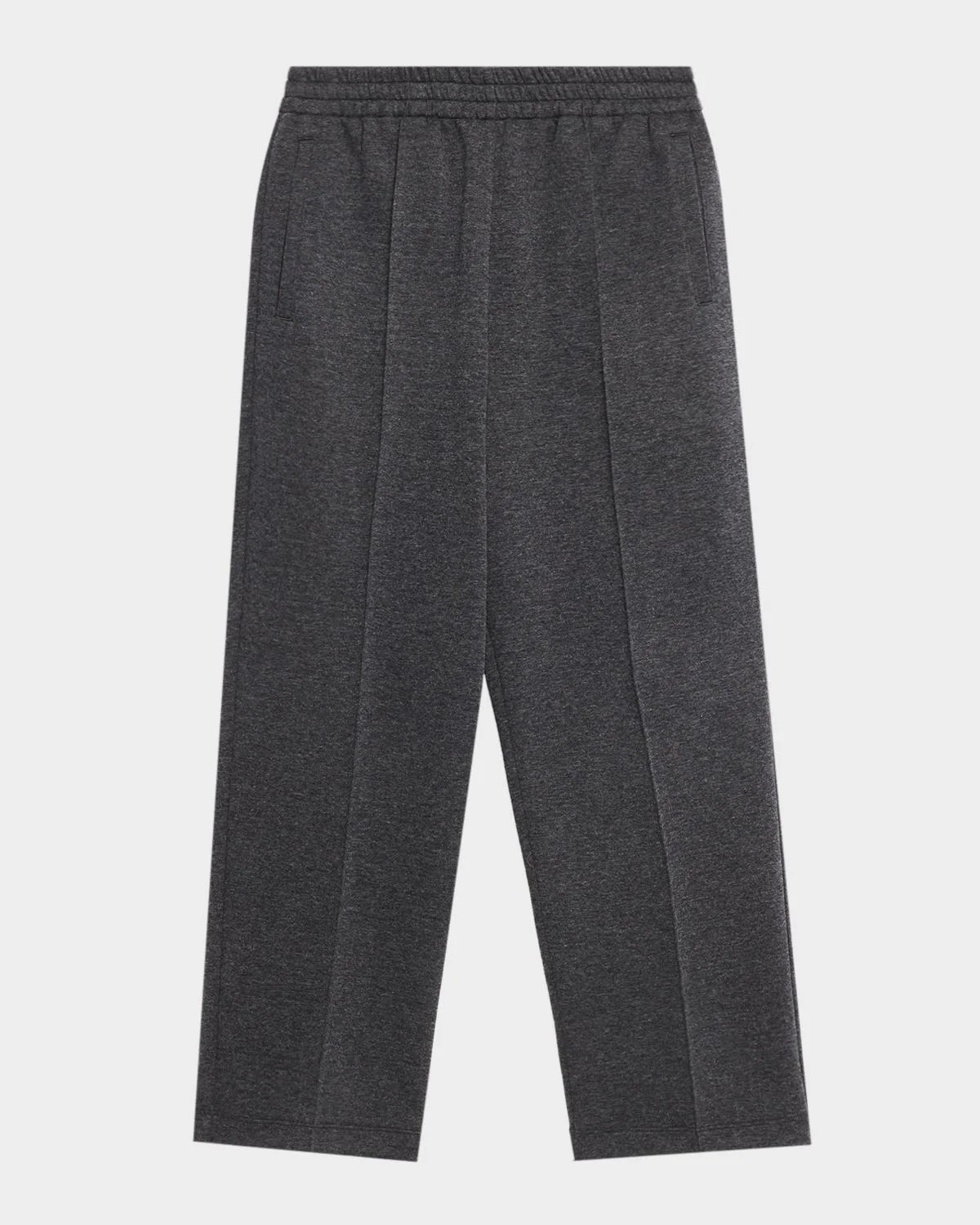 Techno Cashmere-Cotton Straight-Leg Track Pants - 1