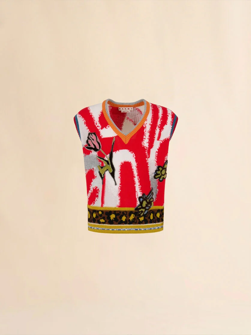 MULTICOLOUR WOOL SWEATER - 1