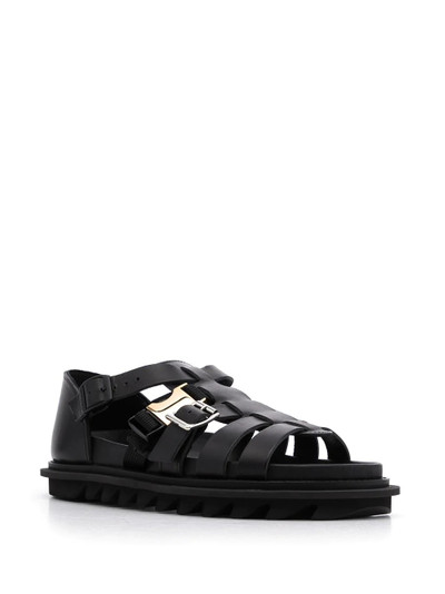 sacai flat caged sandals outlook