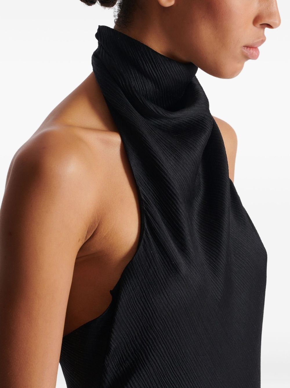 silk halterneck top - 7