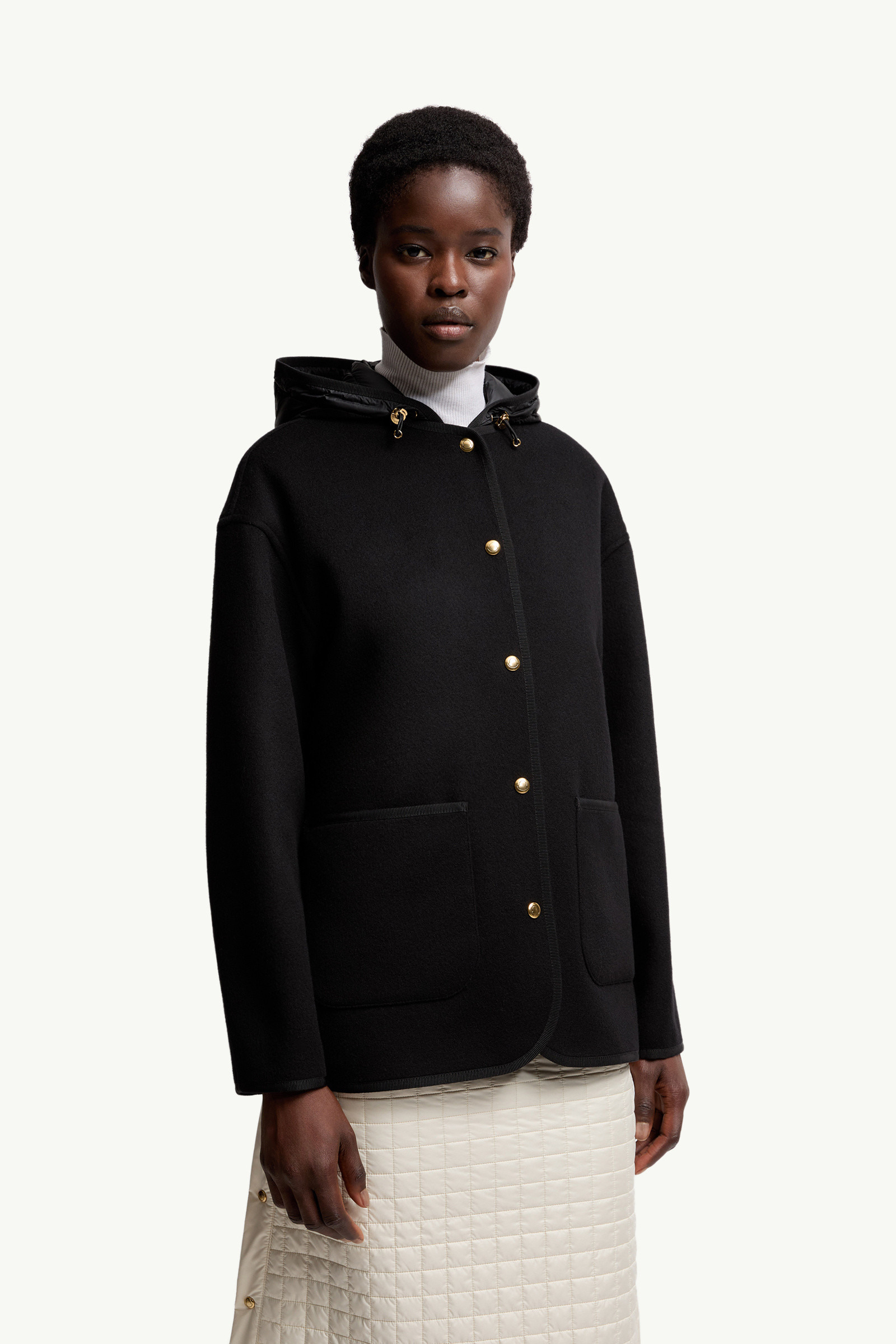 Reposse 3-in-1 Wool & Cashmere Short Down Jacket - 3