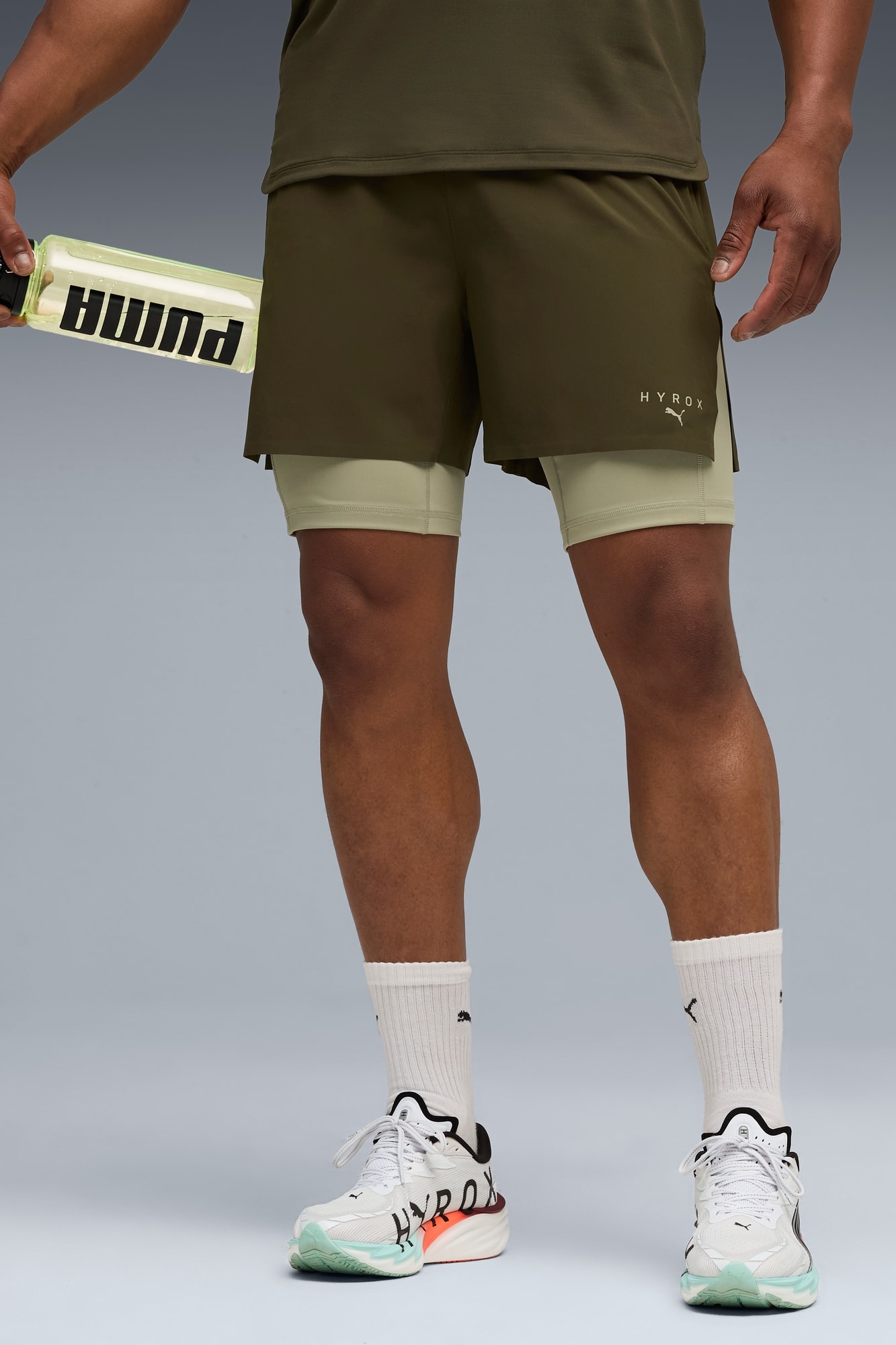 PUMA x HYROX 2in1 Training Shorts Men - 3