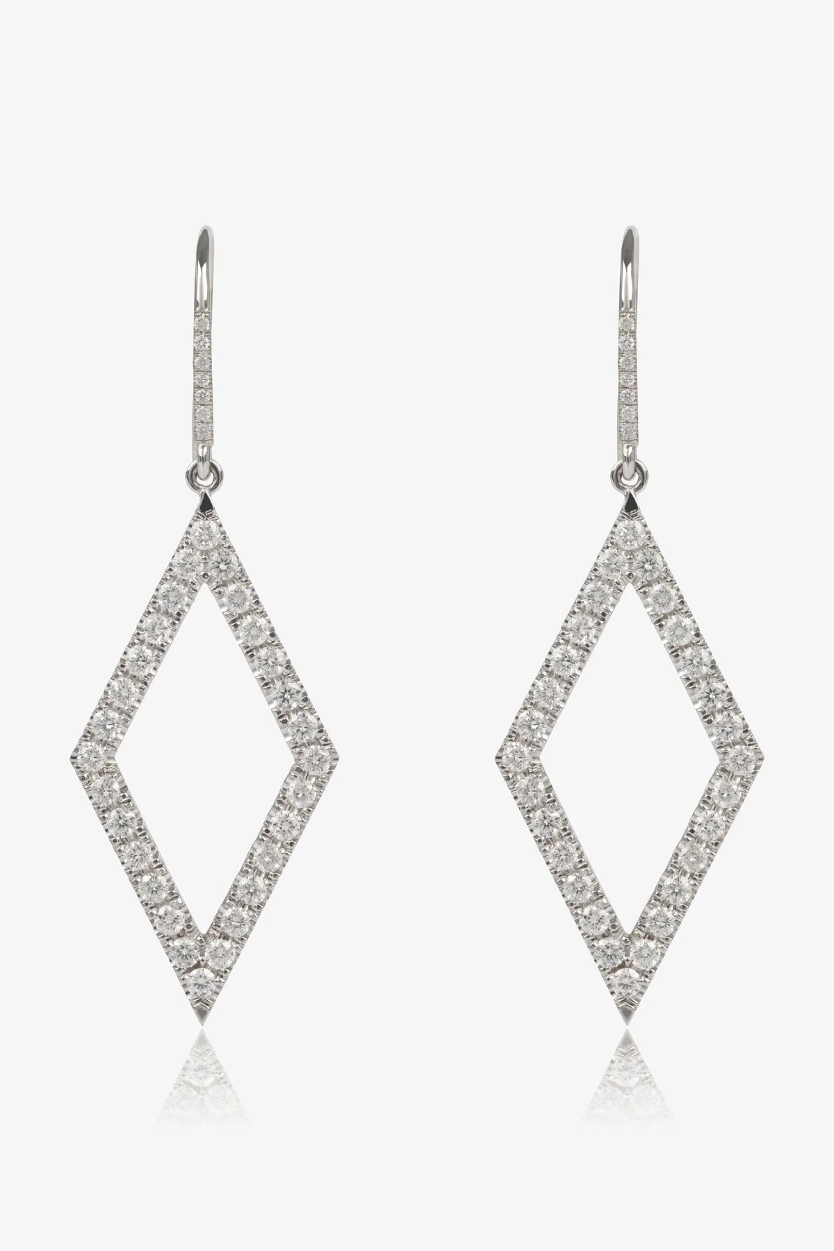 DIAMOND LOZENGE EARRINGS - 1