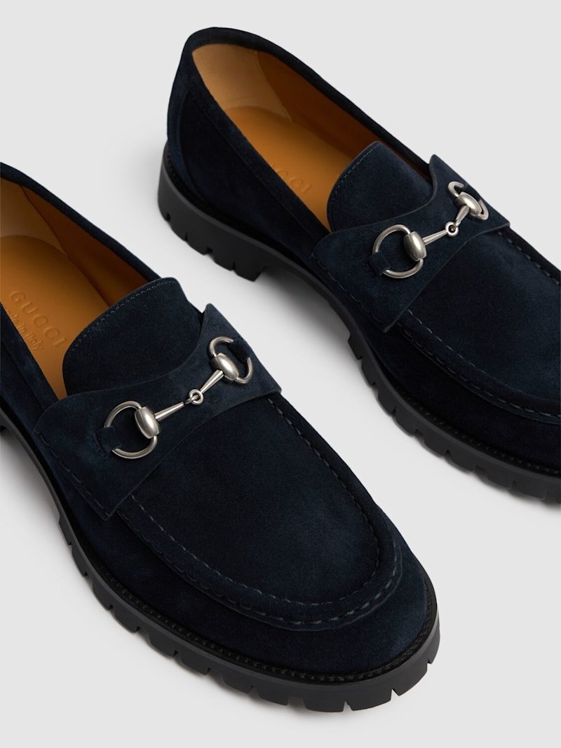 Sylke suede leather loafers - 4