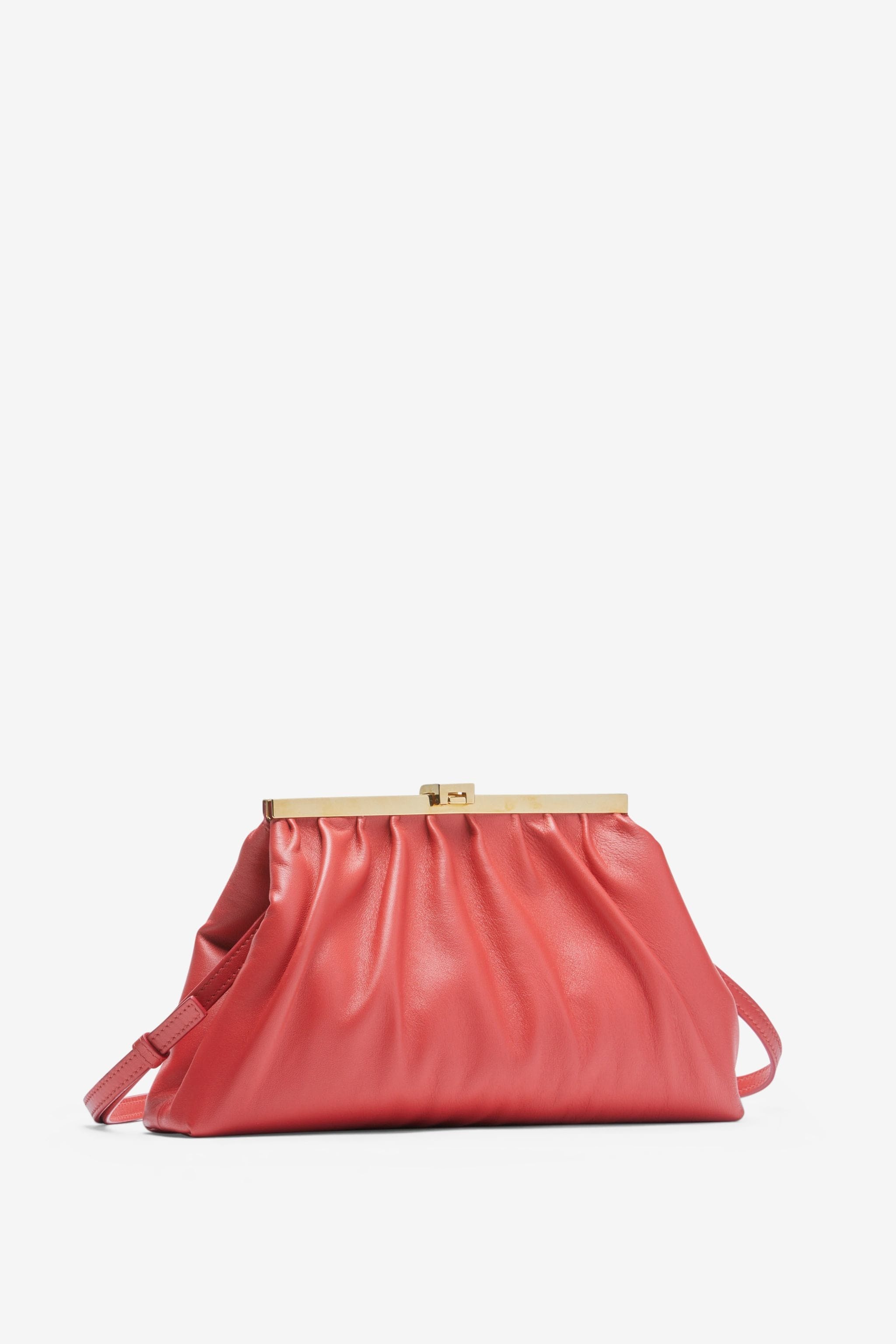 PUFFY JEANNE LEATHER SHOULDER BAG - 2