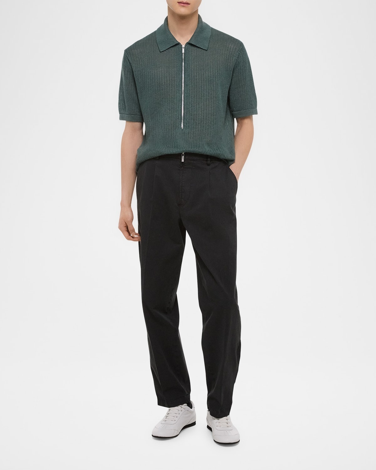 Men's Pleated Loose Fit Zoot Pans - 2
