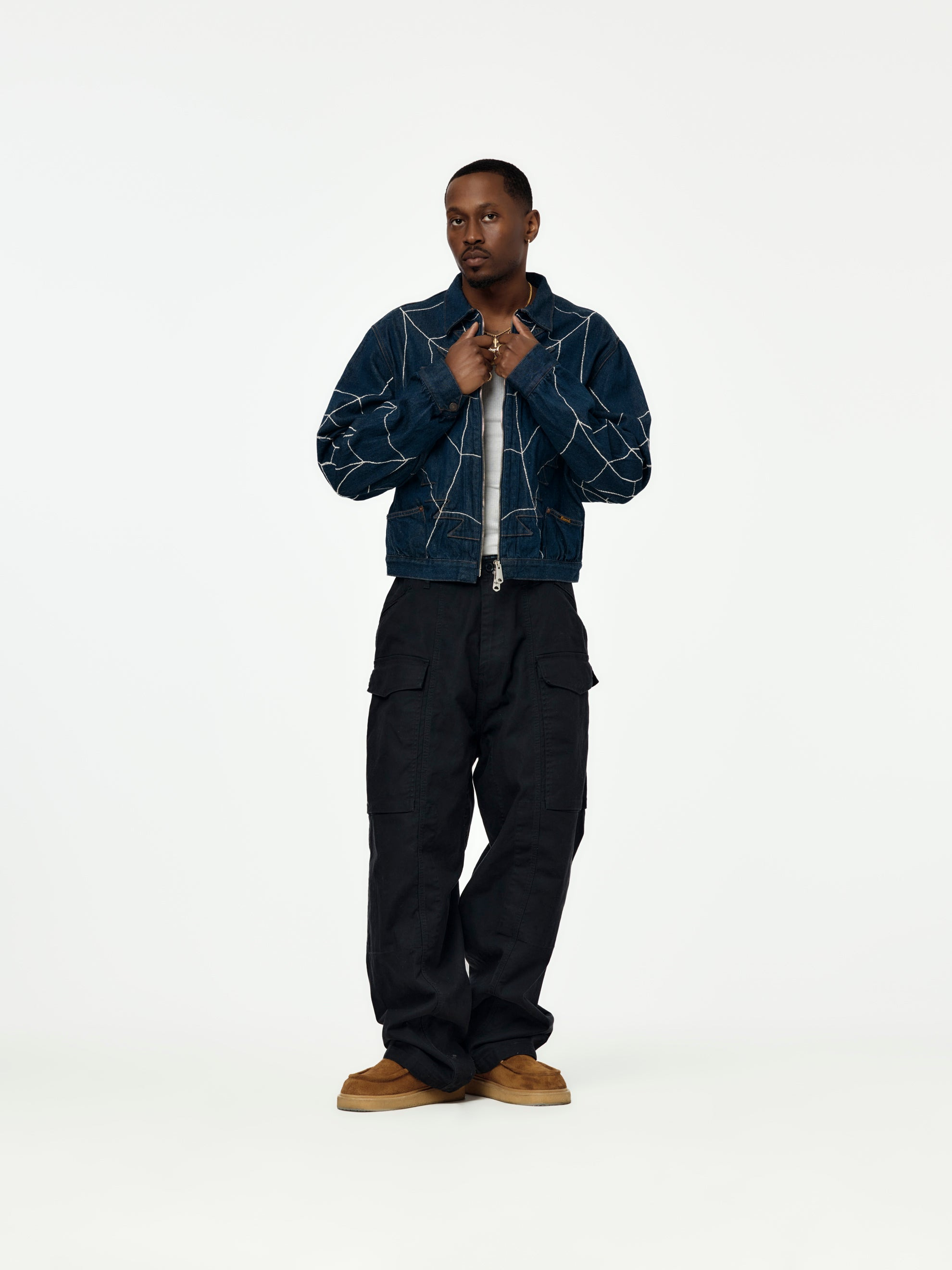 13OZ DENIM STD THUNDERBIRD BLOUSON (KOUNTY DREAM CATCH REMAKE) - 4