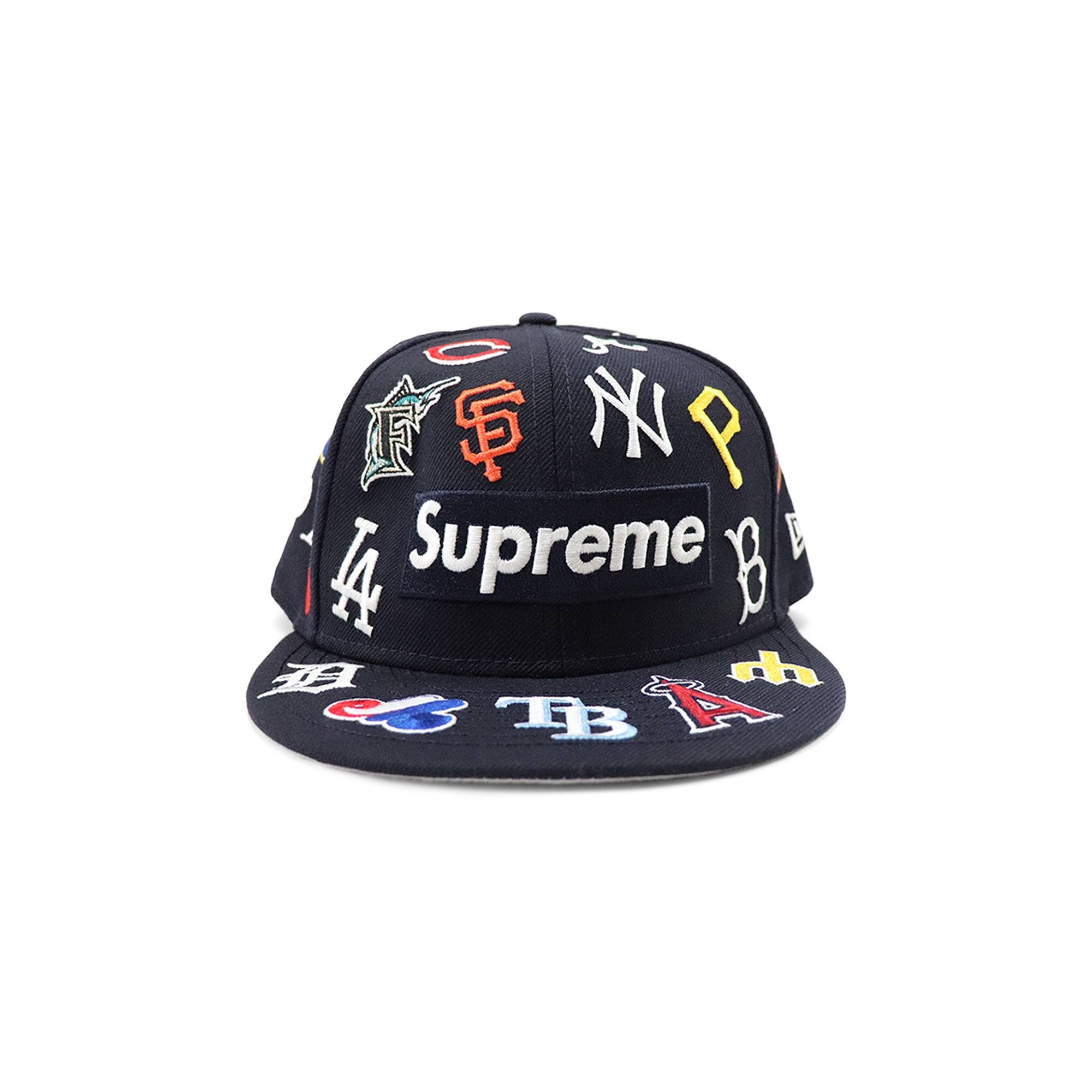 Supreme x MLB x New Era Hat 'Navy' - 1