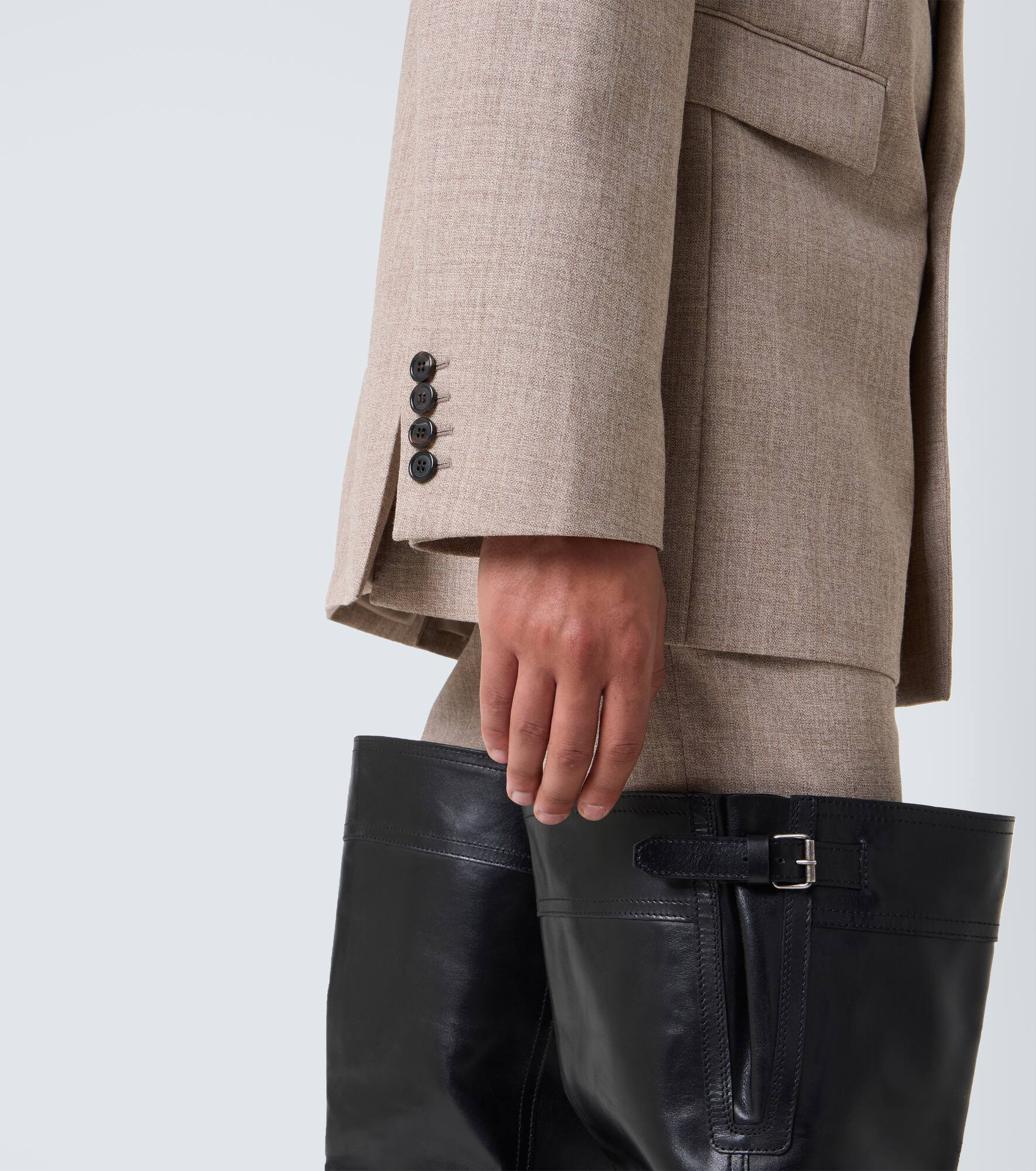 Wool suit jacket - 8