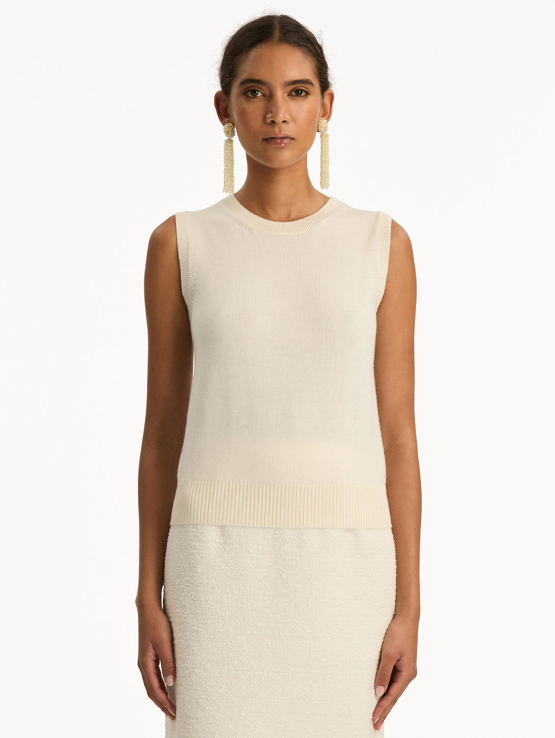 Oscar de la Renta VIRGIN WOOL TANK outlook