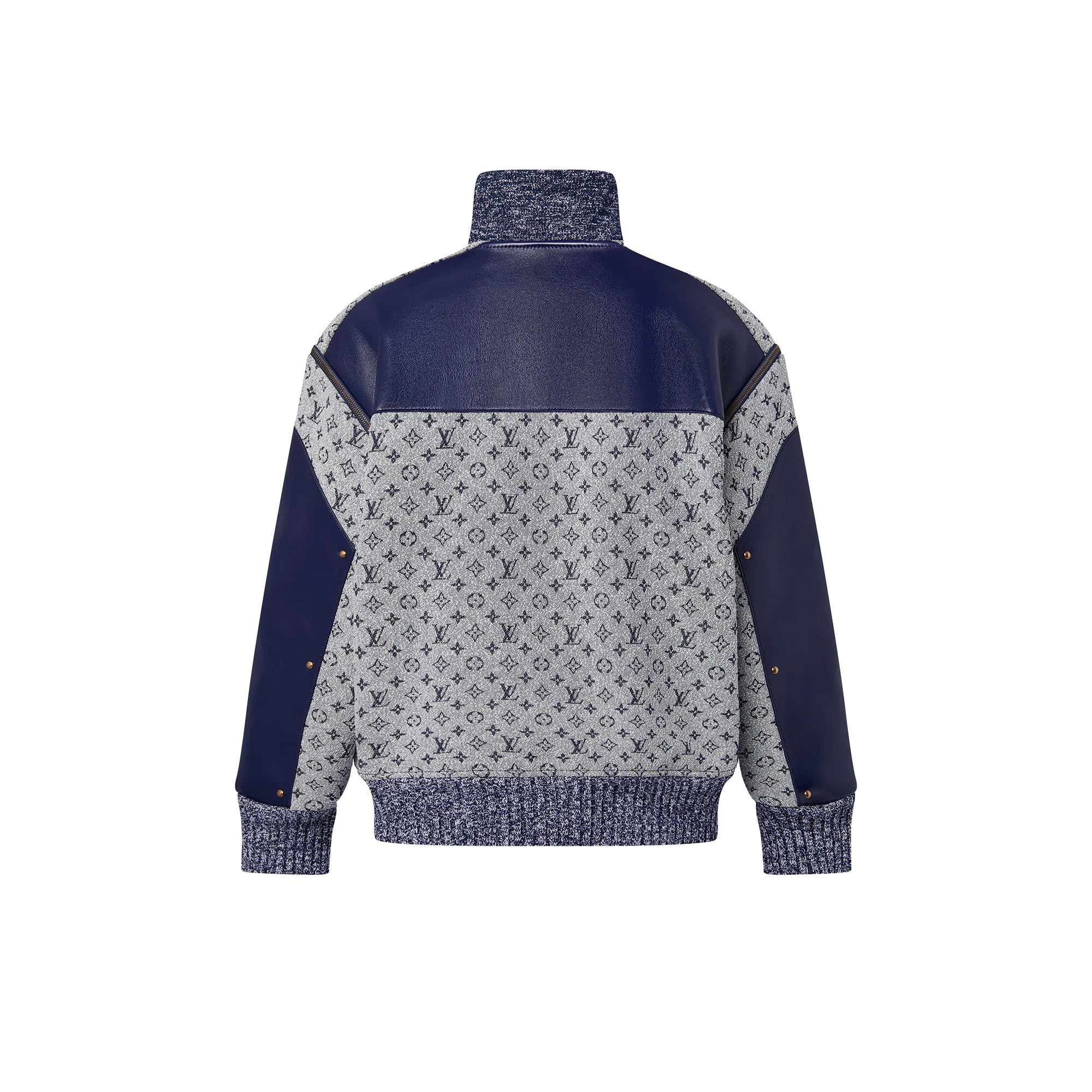 Bouclé Monogram Zip-Off Jacket - 4