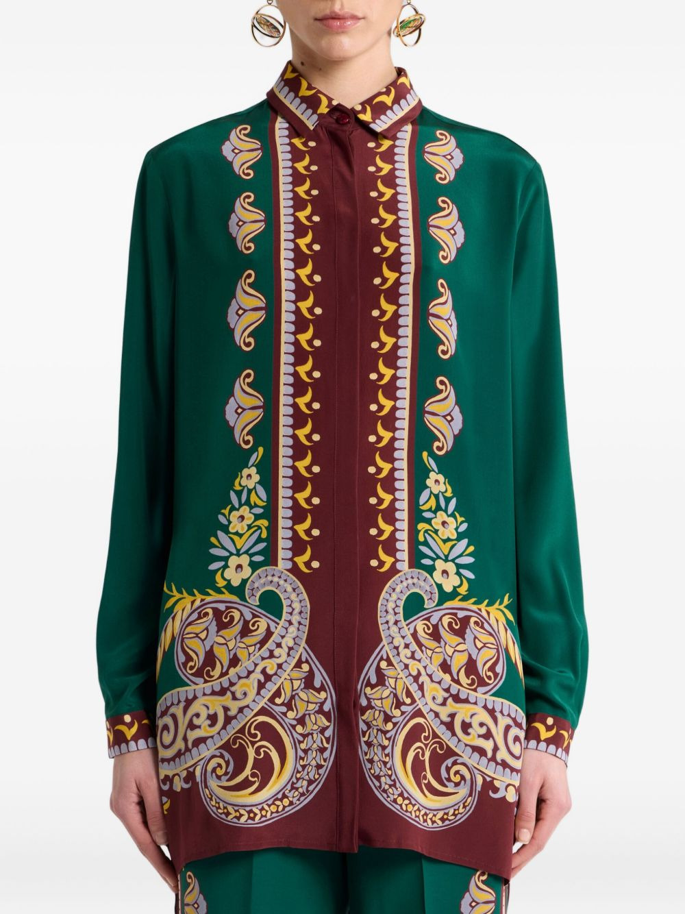 paisley-print shirt - 3