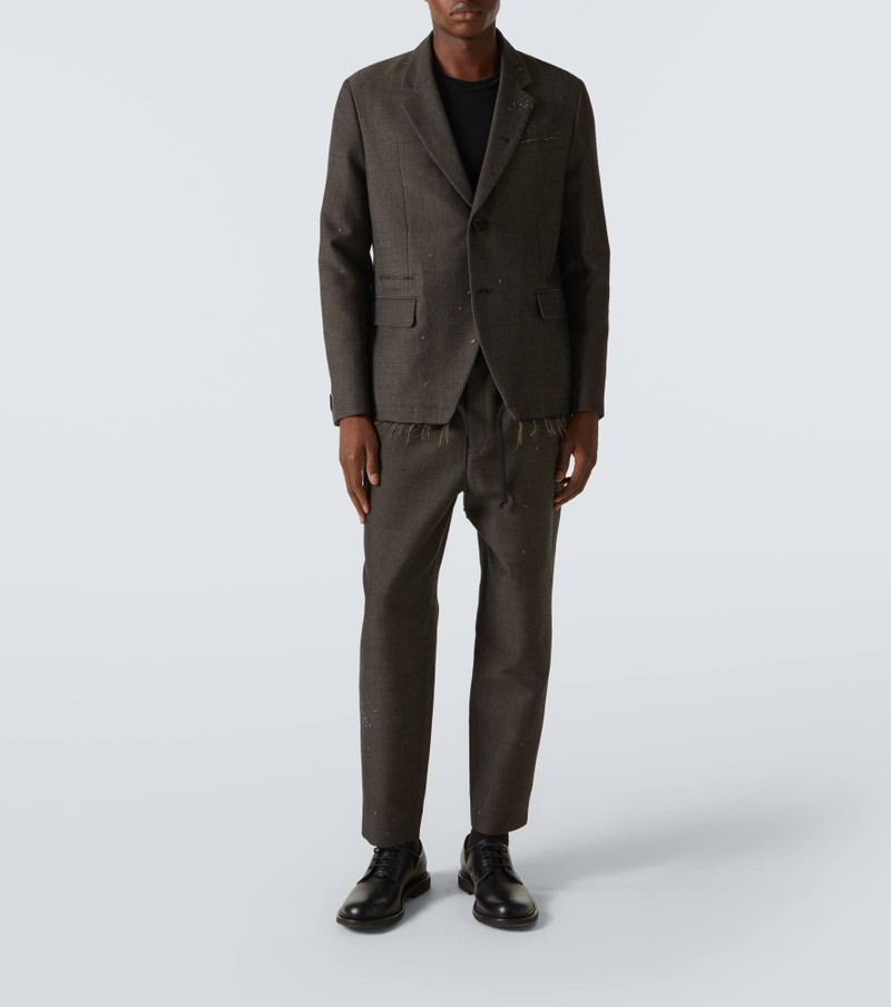 UNDERCOVER Embroidered blazer outlook