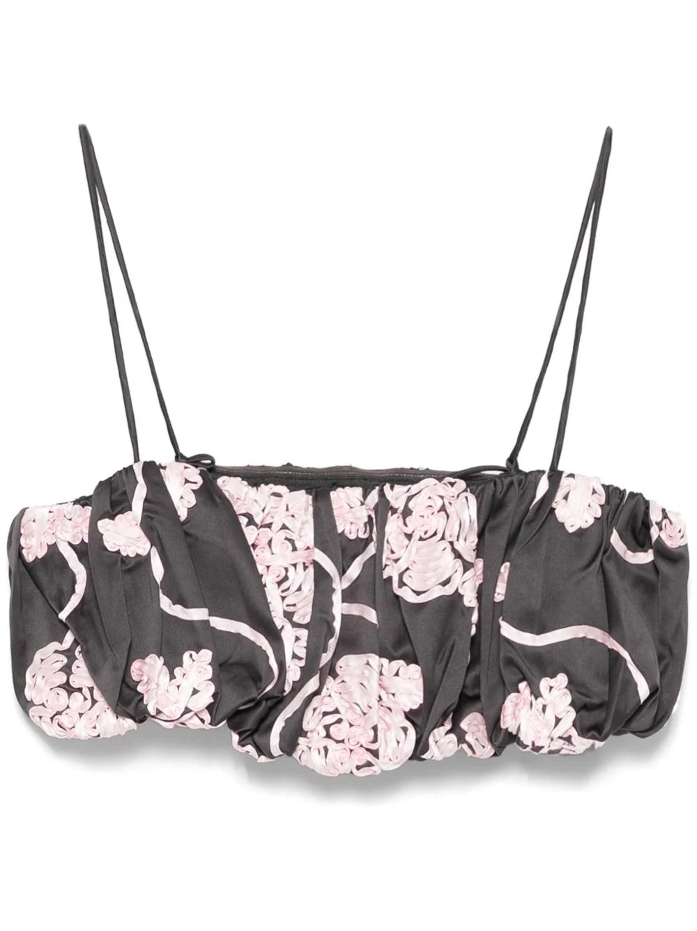 balloon crop top - 1