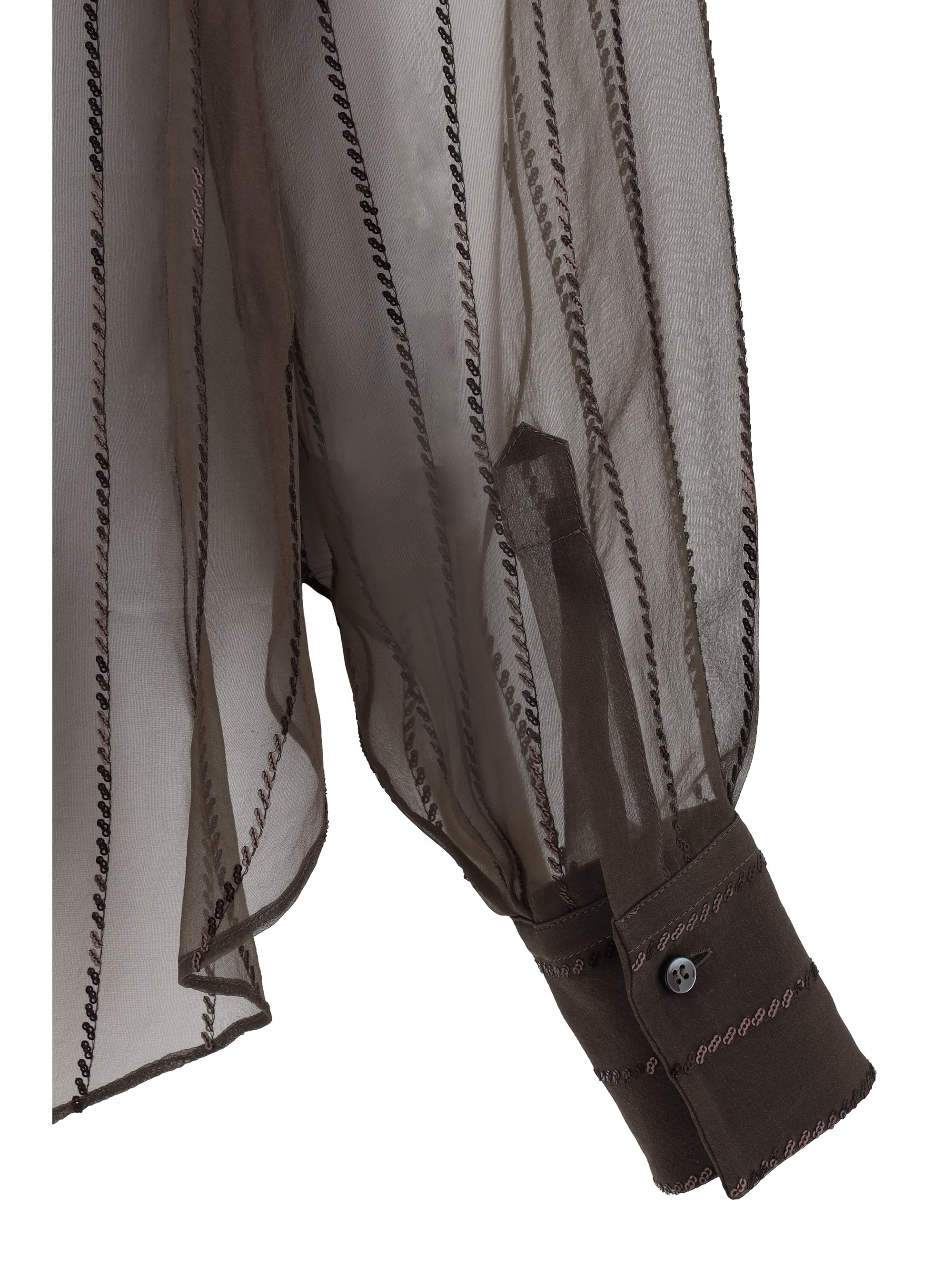 Brunello Cucinelli Women Silk Shirt - 3