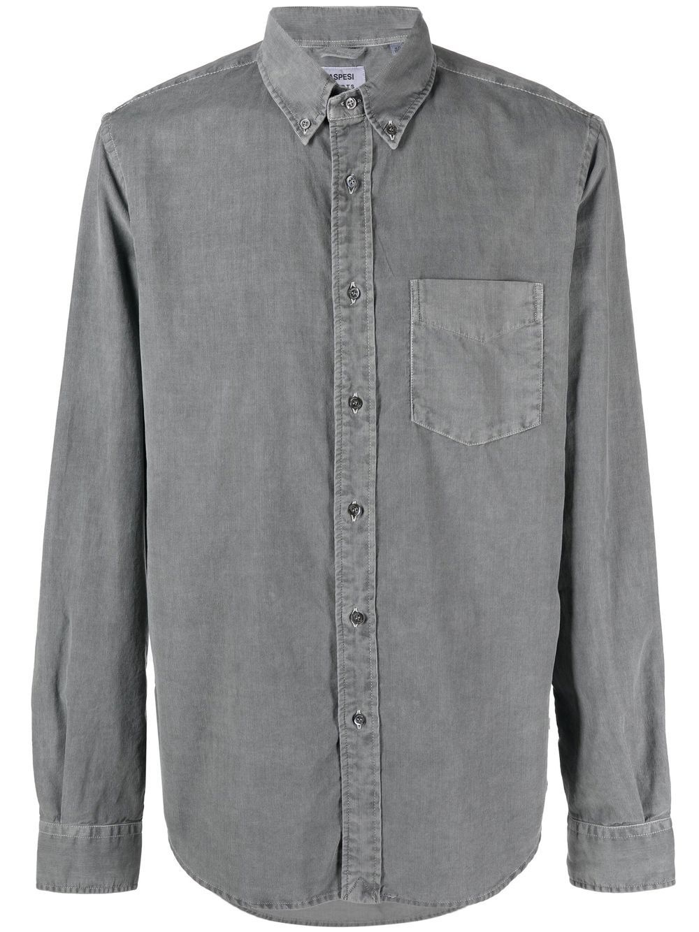 long-sleeve denim shirt - 1