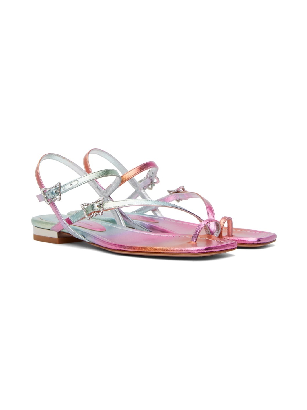 Multicolor Venus Flat Sandals - 4