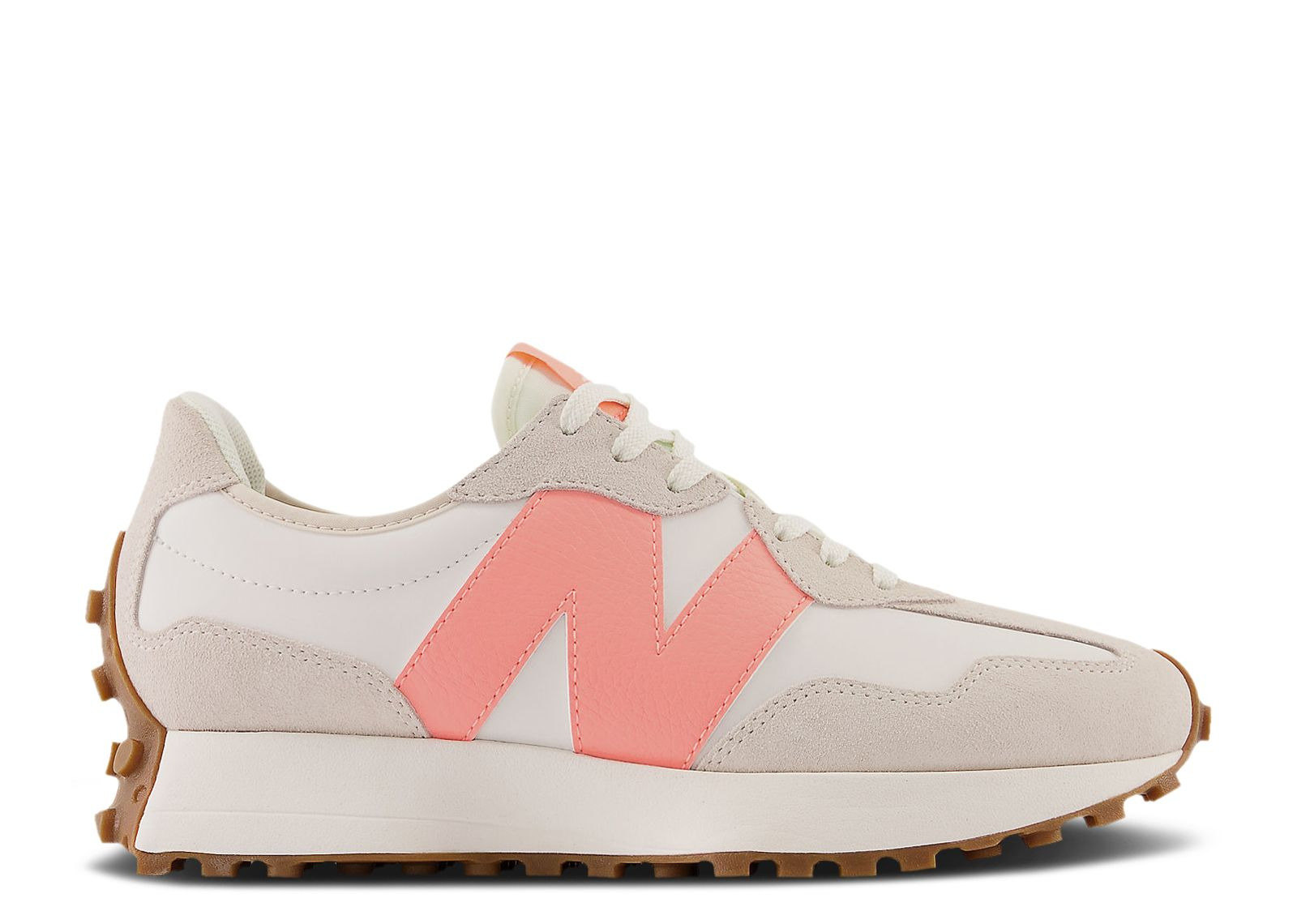 NEW BALANCE WMNS 327 'MOONBEAM GRAPEFRUIT' - 1