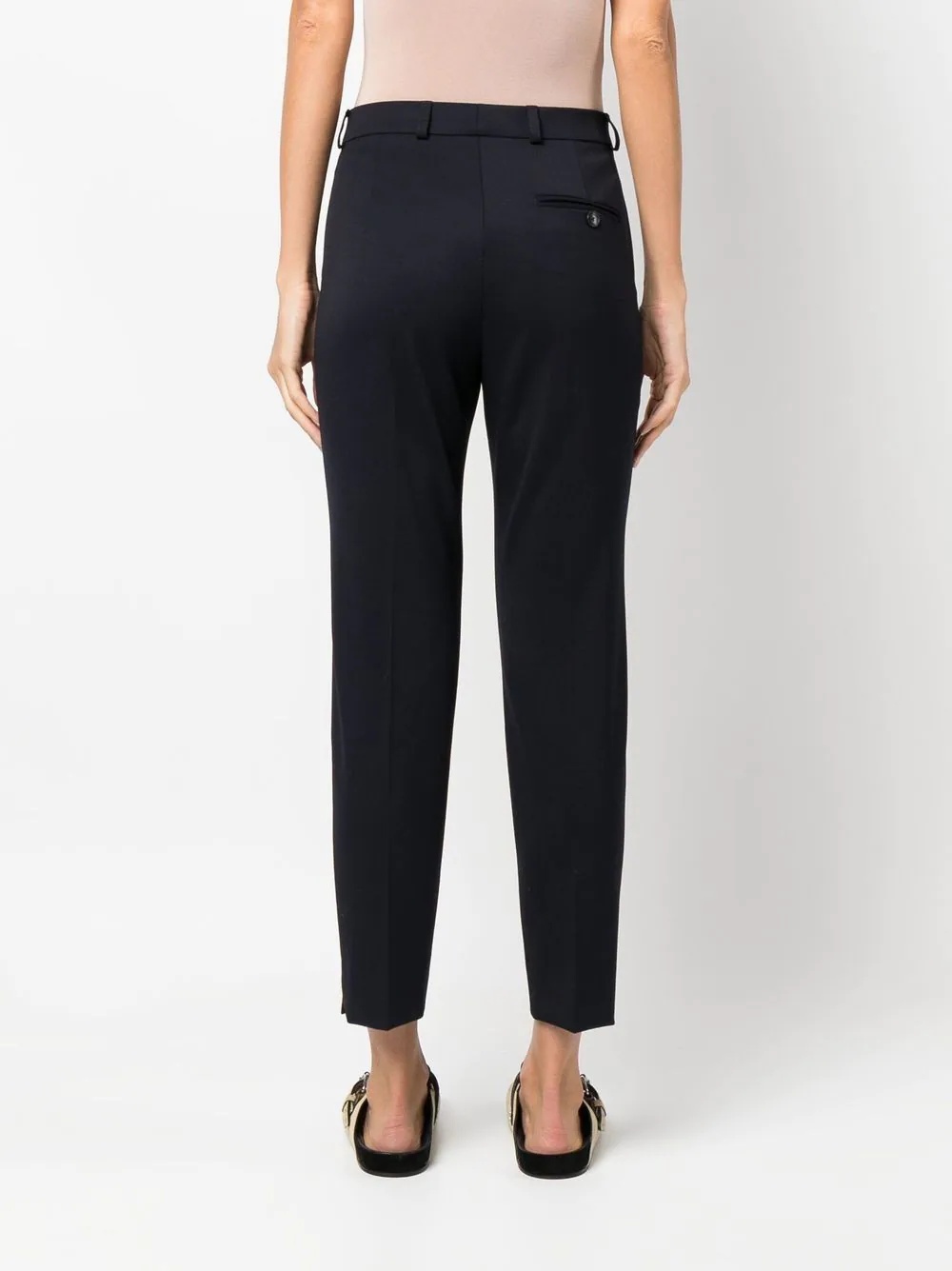 mid-rise cropped trousers - 4