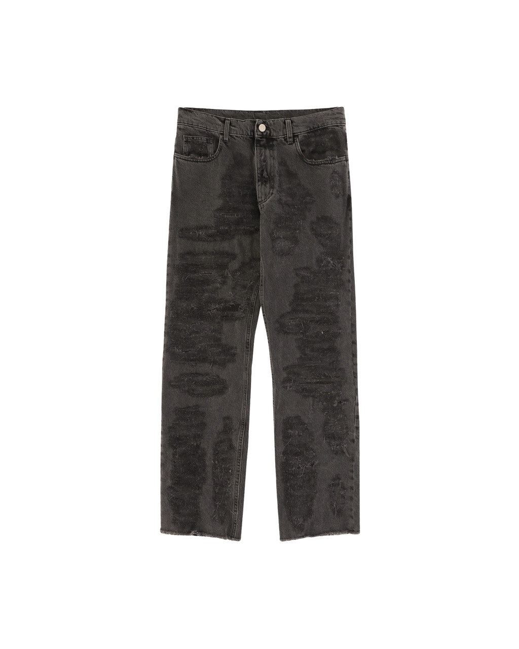 DESTROYED EMBROIDERY JEAN - 1