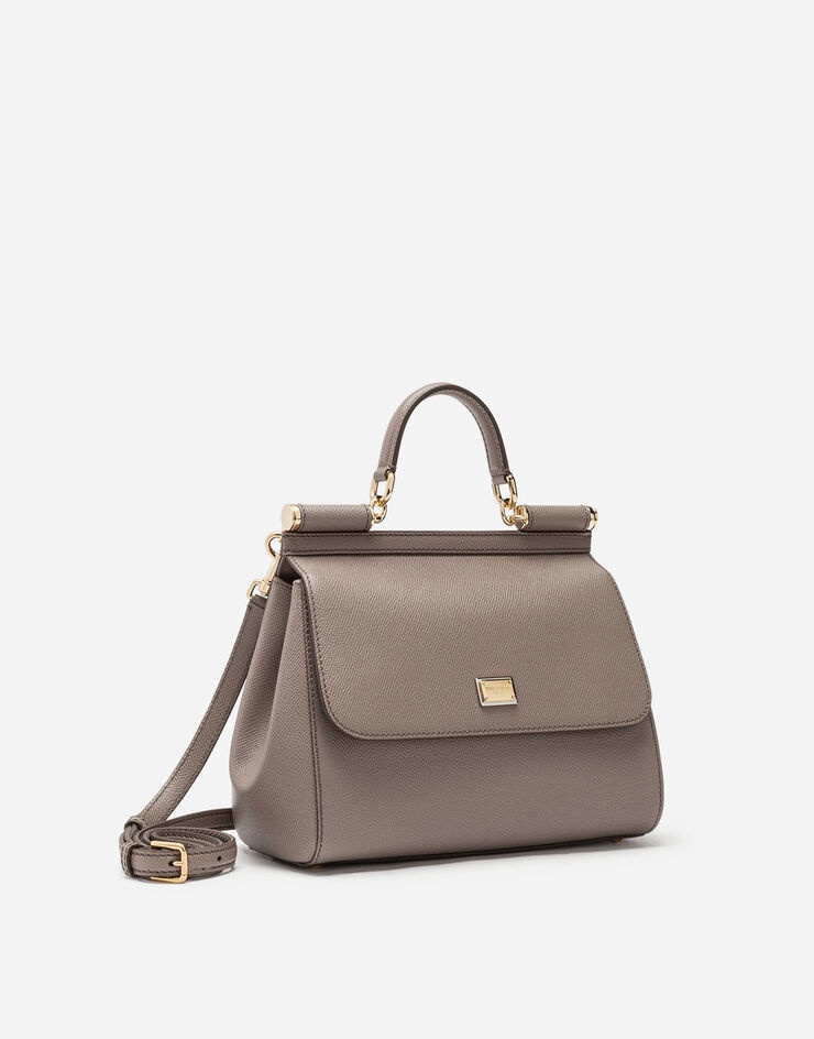 Medium Sicily handbag in dauphine leather - 2