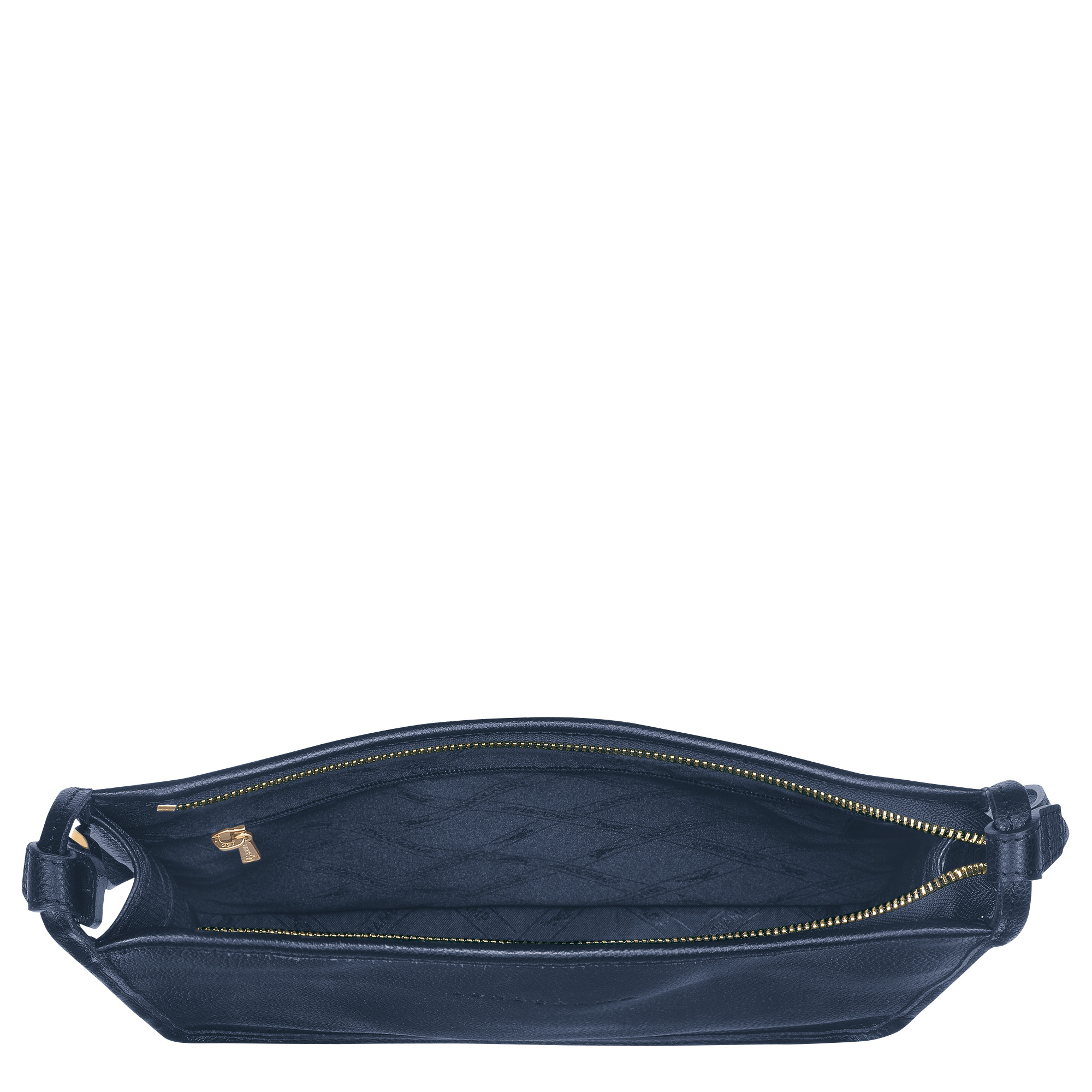 Le Foulonné M Crossbody bag Navy - Leather - 5