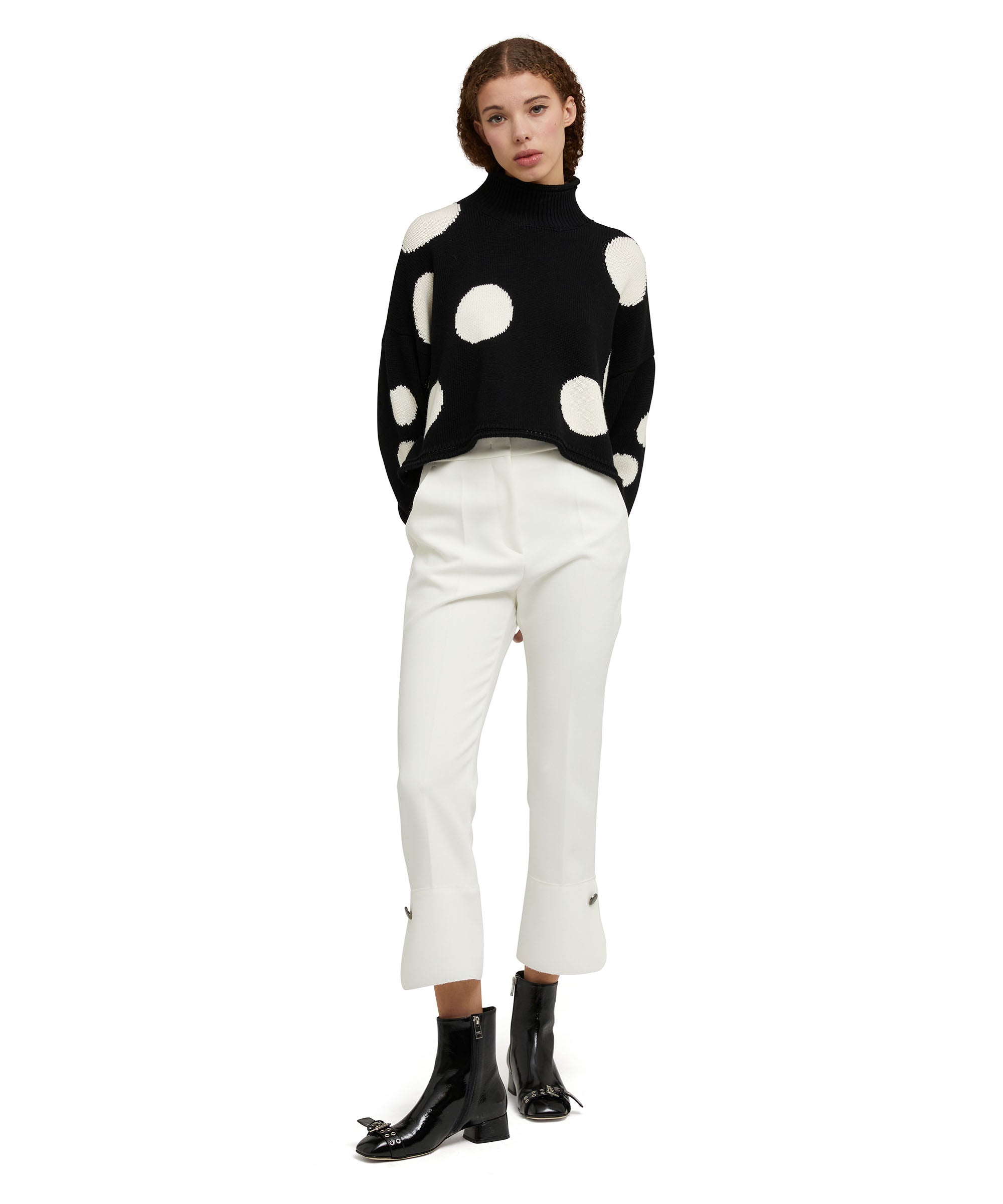 Trousers with "Double Crepe Cady" workmanship - 5