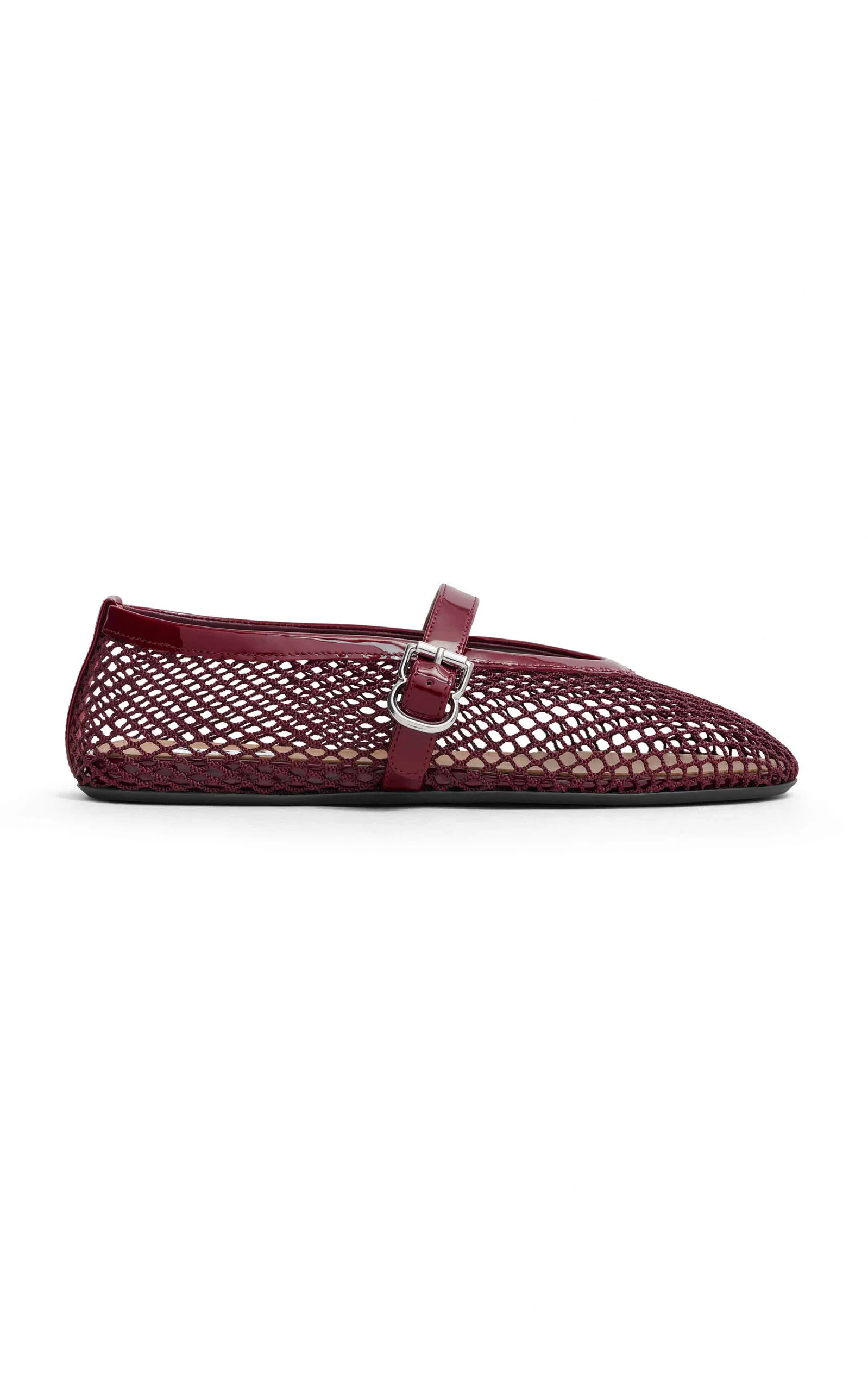 Fishnet Ballet Flats red - 1