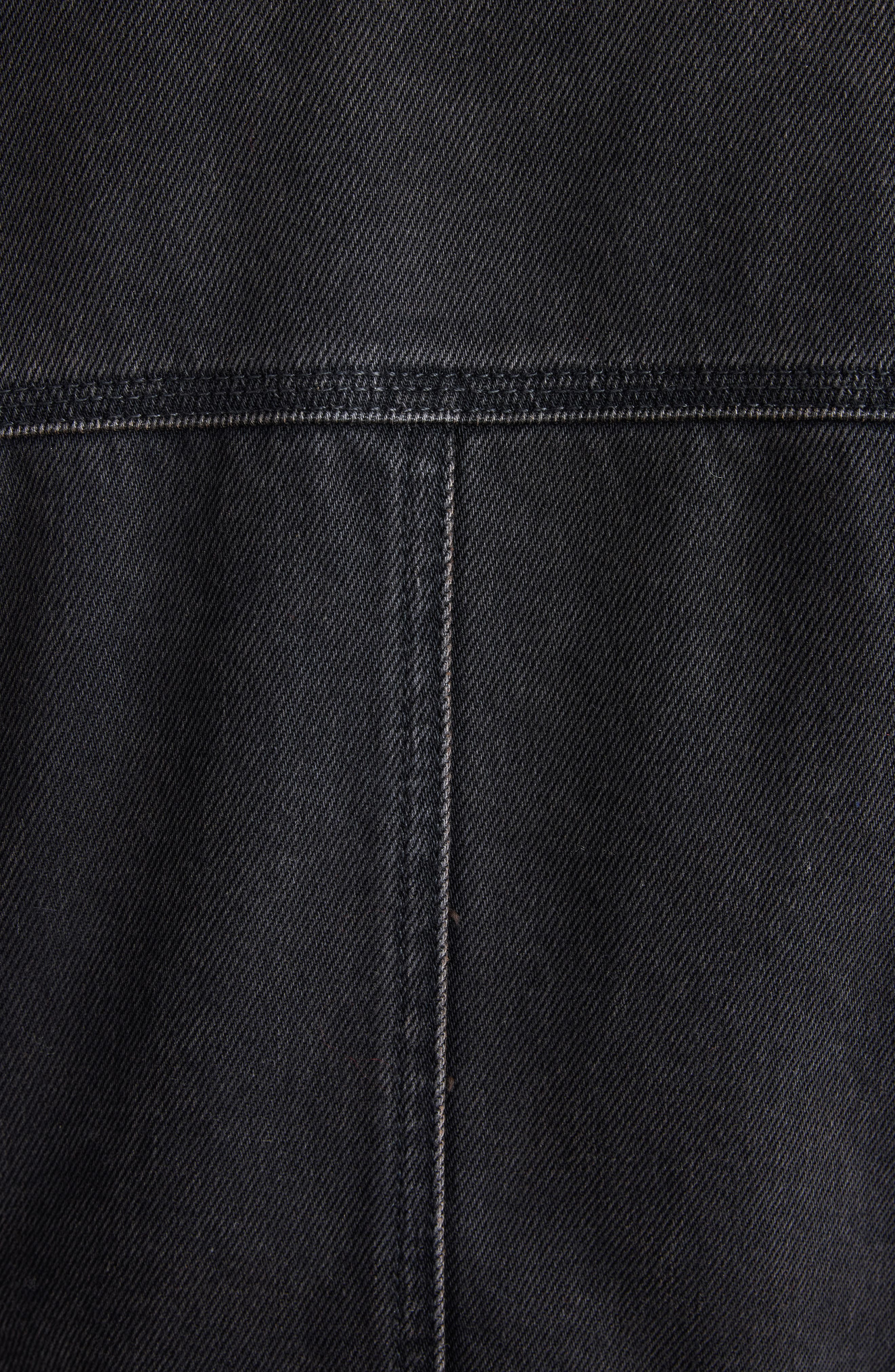 Isabel Marant Santa Crop Denim Jacket in Black at Nordstrom - 6