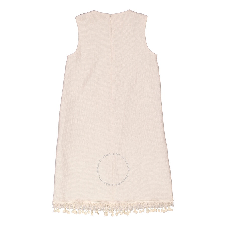Max Mara Ladies Canada Natural Linen And Cotton Dress - 2