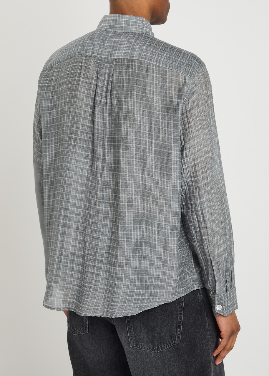 Our Legacy Beyond Checked Voile Shirt - 3