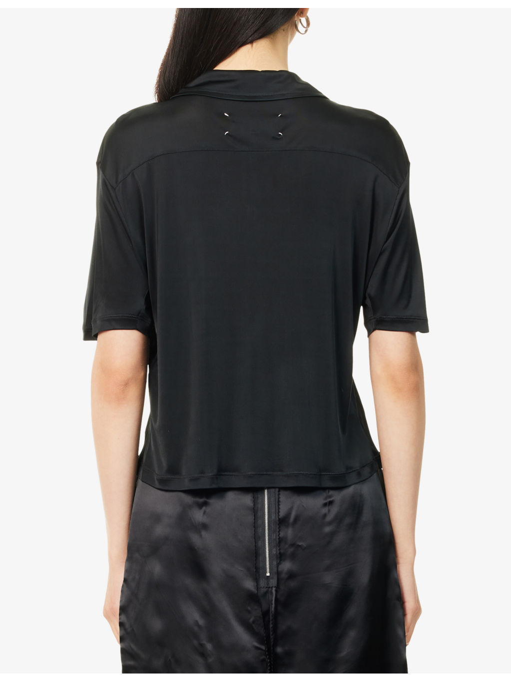 Relaxed-Fit Short-Sleeves Woven Shirt - 4
