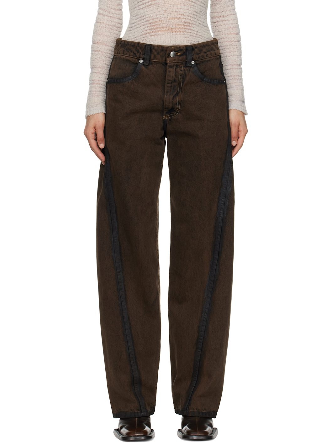 Brown Bend Jeans - 1