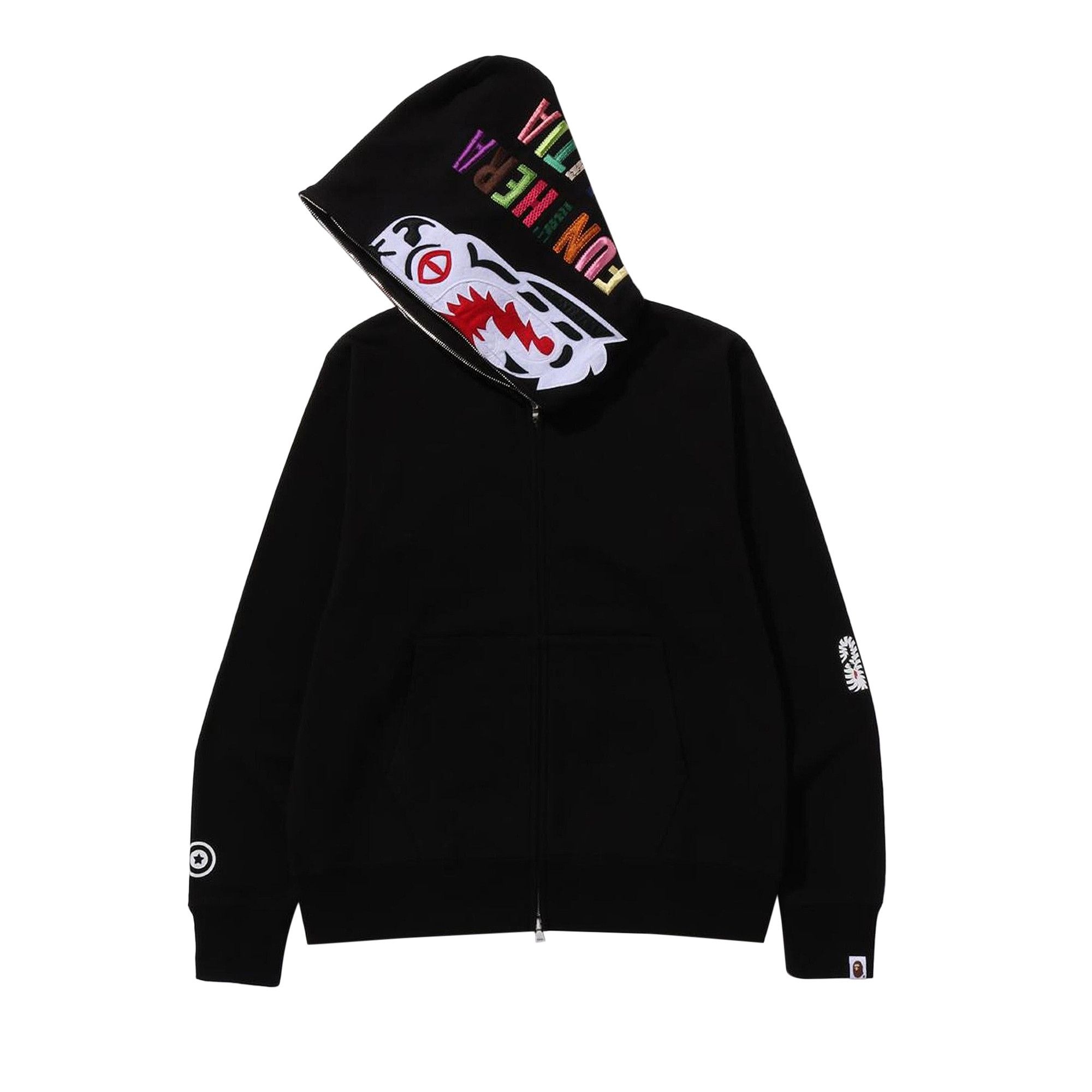 BAPE Tiger Full Zip Hoodie 'Black' - 3