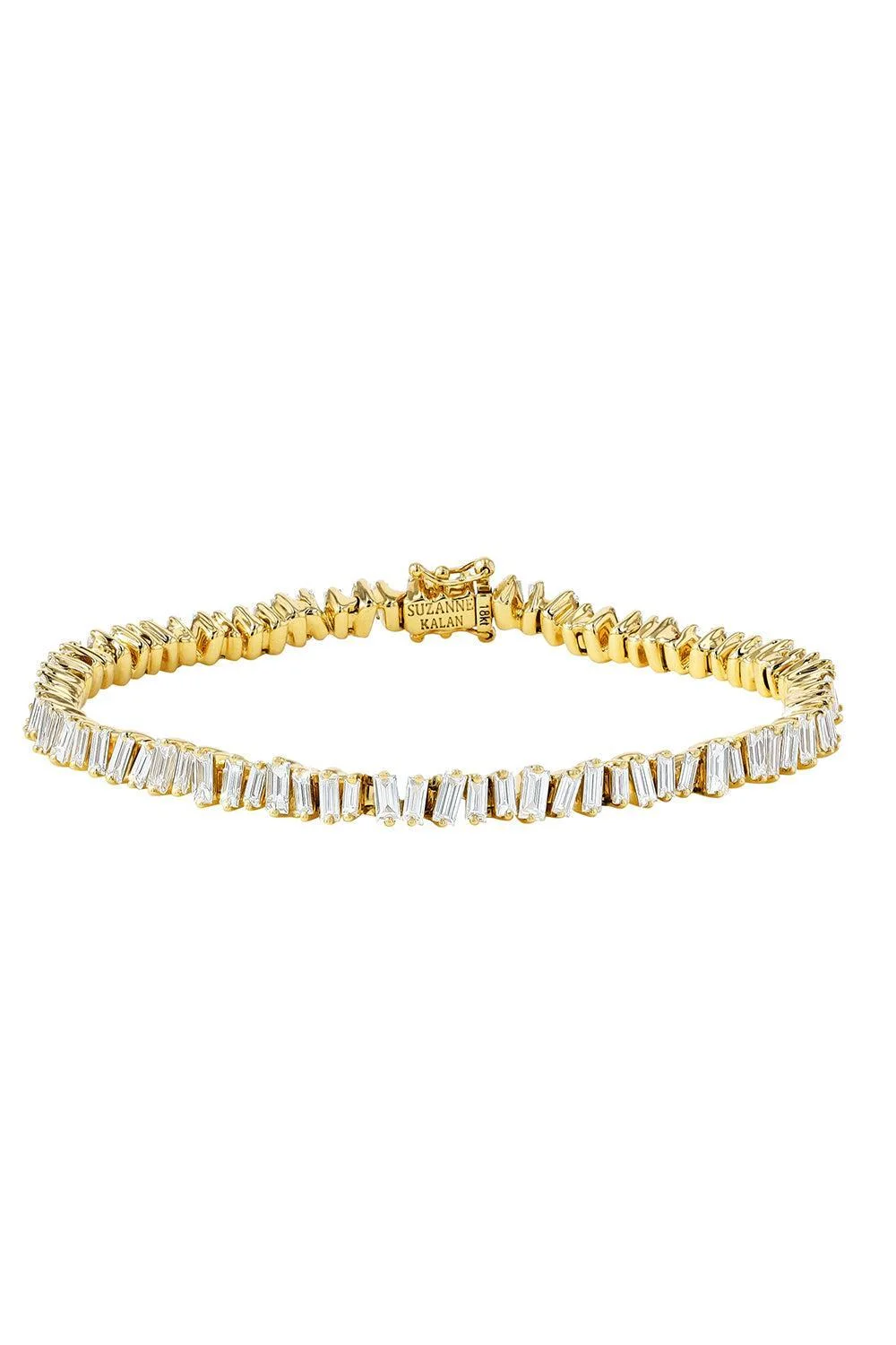 Classic Diamond Baguette Tennis Bracelet - 1