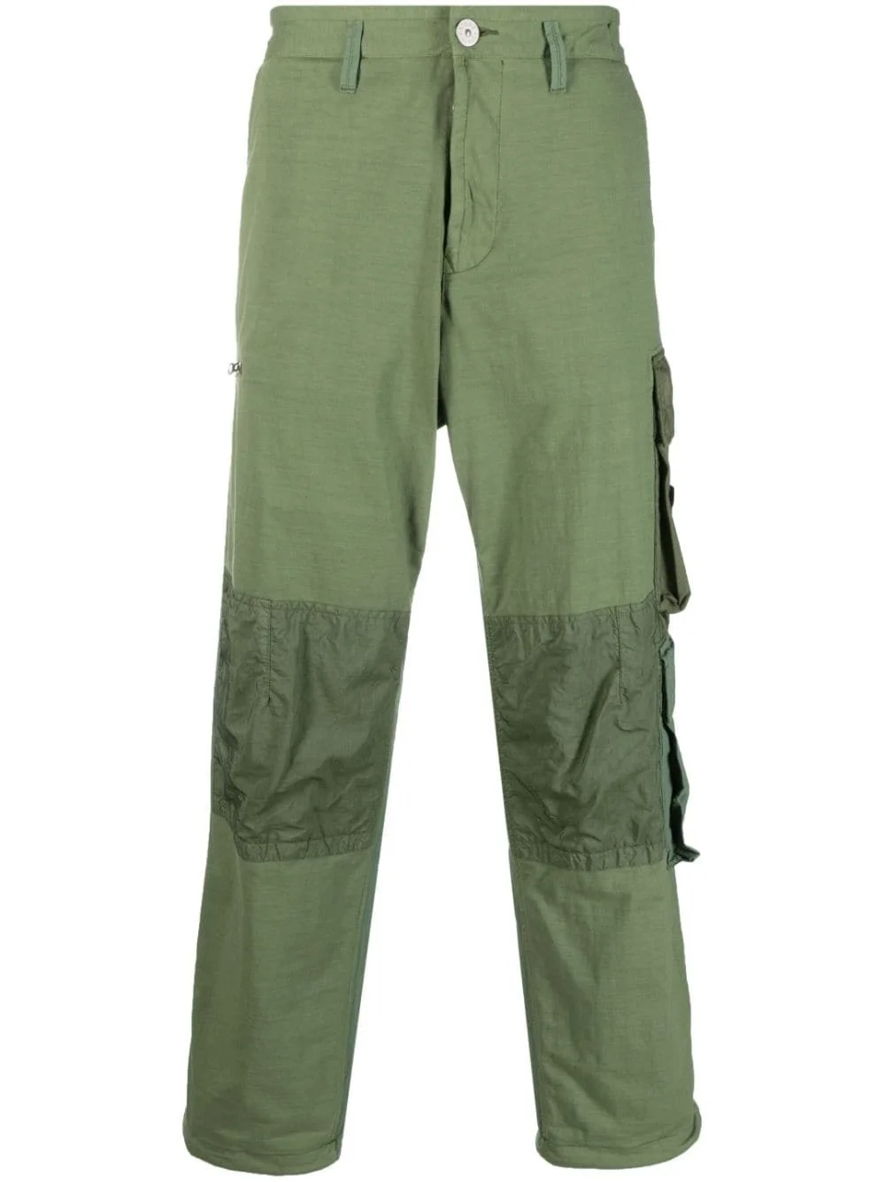straight-leg cargo trousers - 1
