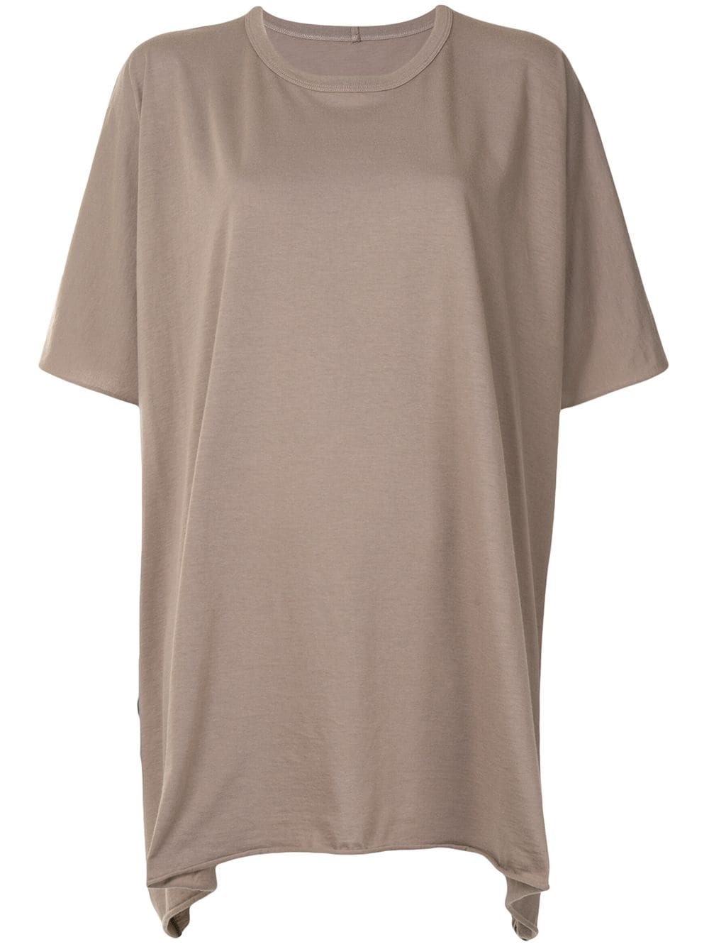 oversized asymmetric T-shirt - 1