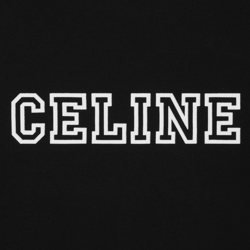 celine loose t-shirt in cotton jersey 4