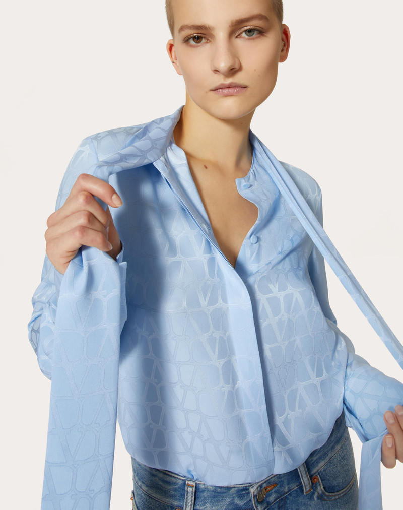 TOILE ICONOGRAPHE SILK JACQUARD BLOUSE 5
