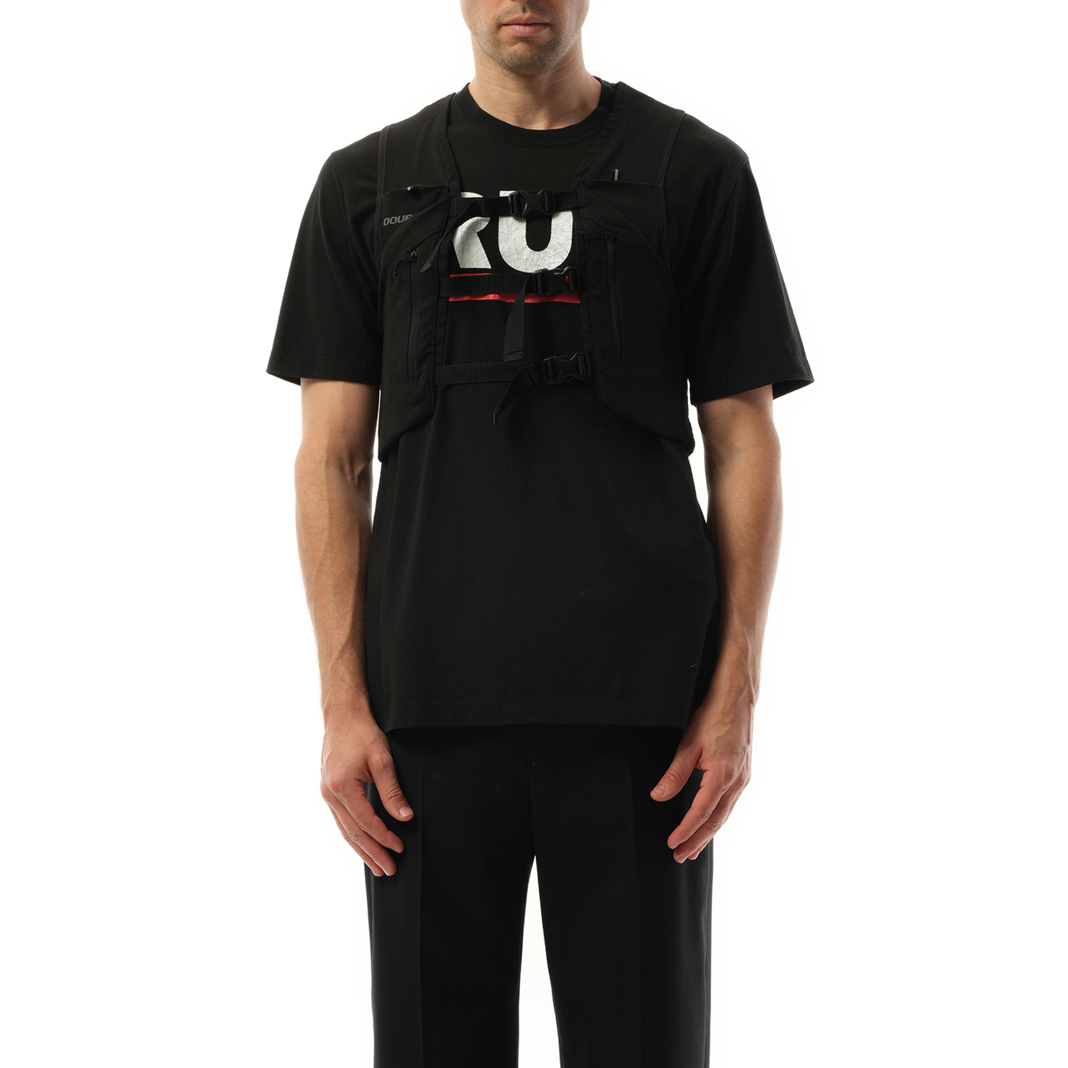 Trail Vest T-Shirt in Black - 1