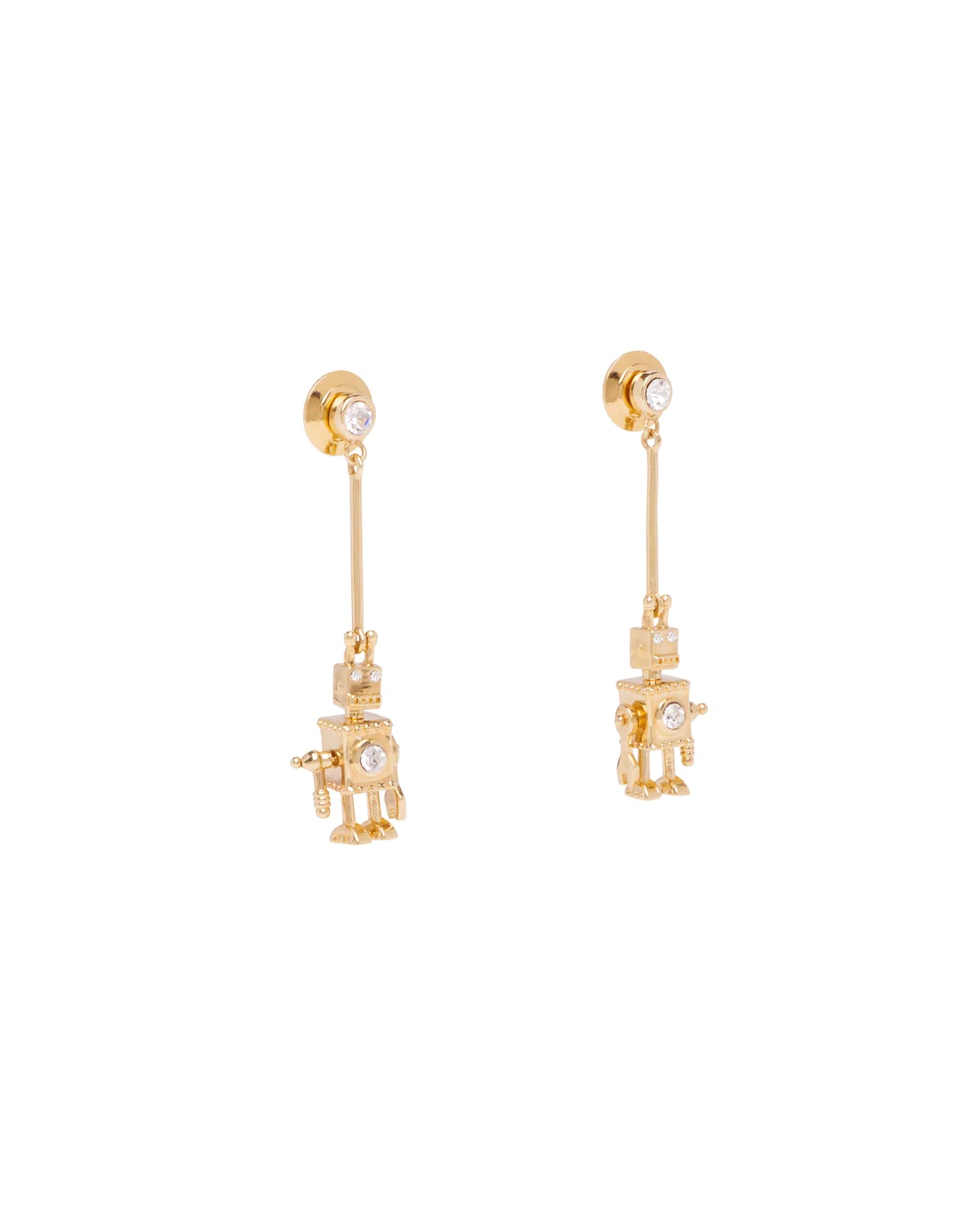 Prada Fine Jewellery gold and diamond earrings - 1